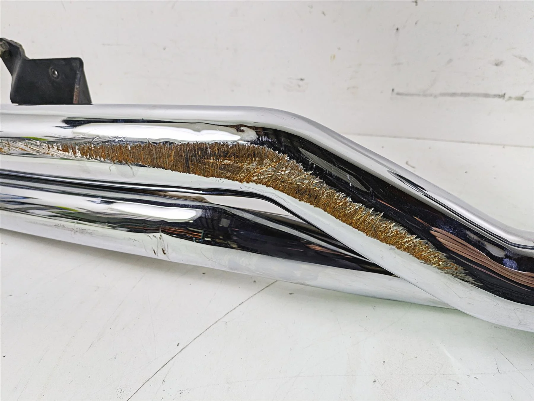 2002 Honda V-Twin VTX1800 C Vance Hines Full Exhaust System & Baffles READ - Image 2