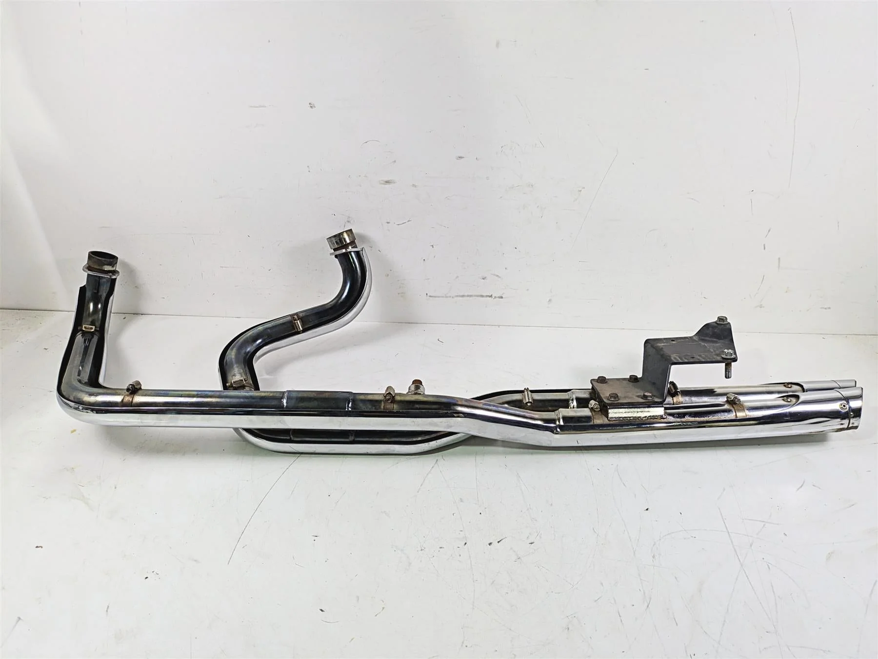 2002 Honda V-Twin VTX1800 C Vance Hines Full Exhaust System & Baffles READ - Image 7