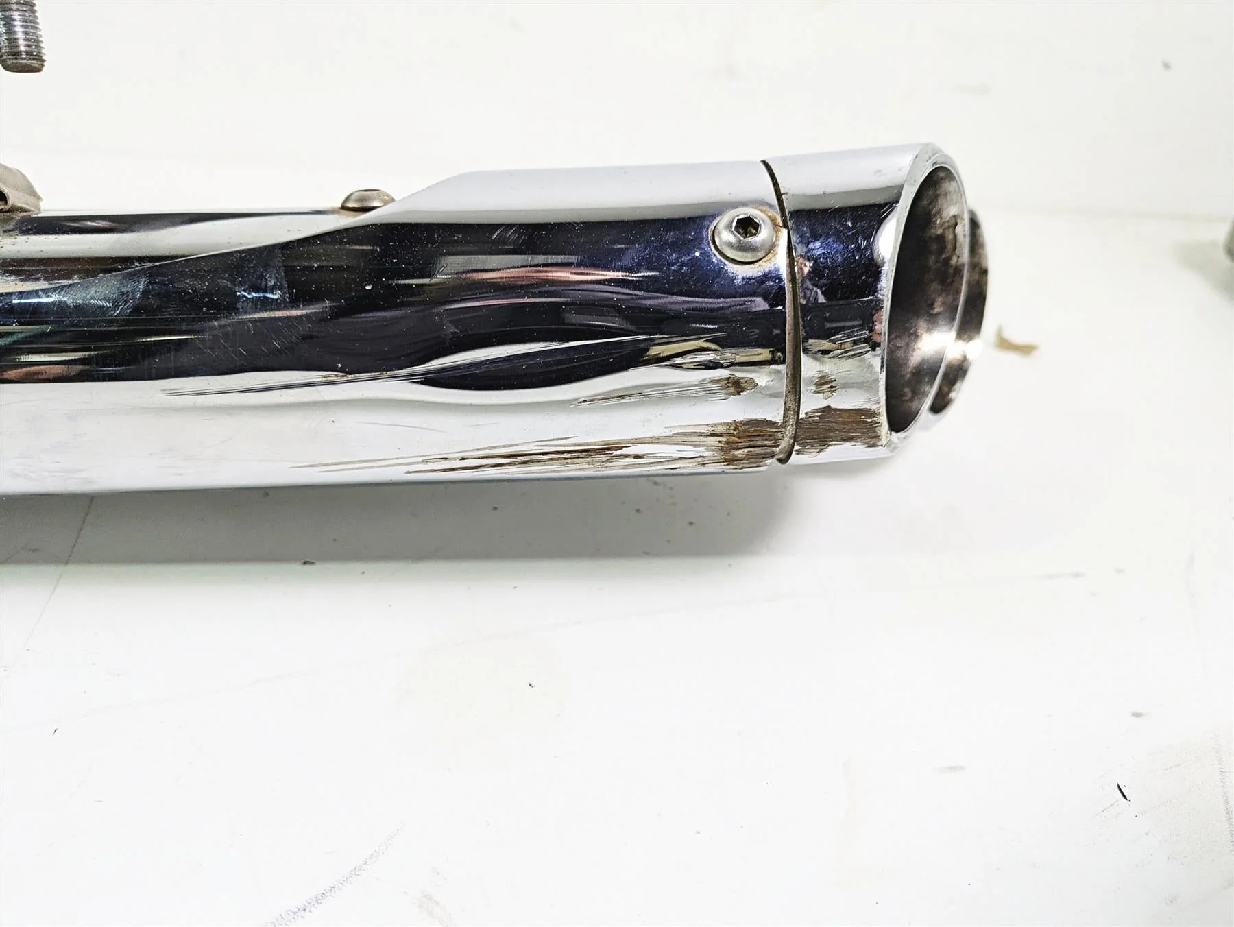 2002 Honda V-Twin VTX1800 C Vance Hines Full Exhaust System & Baffles READ - Image 8