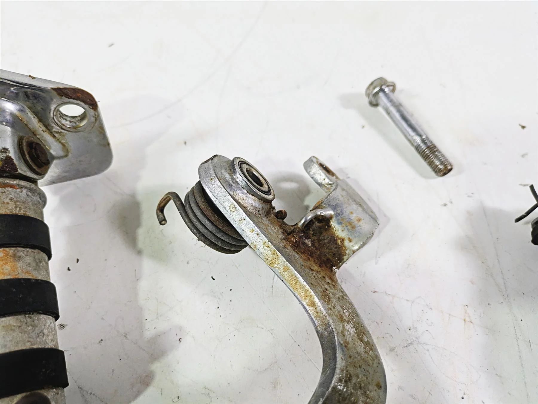 2002 Honda VT1100 Shadow Sabre Right Foot Pegs & Brake Pedal Set 50615-MCK-A00 - Image 8