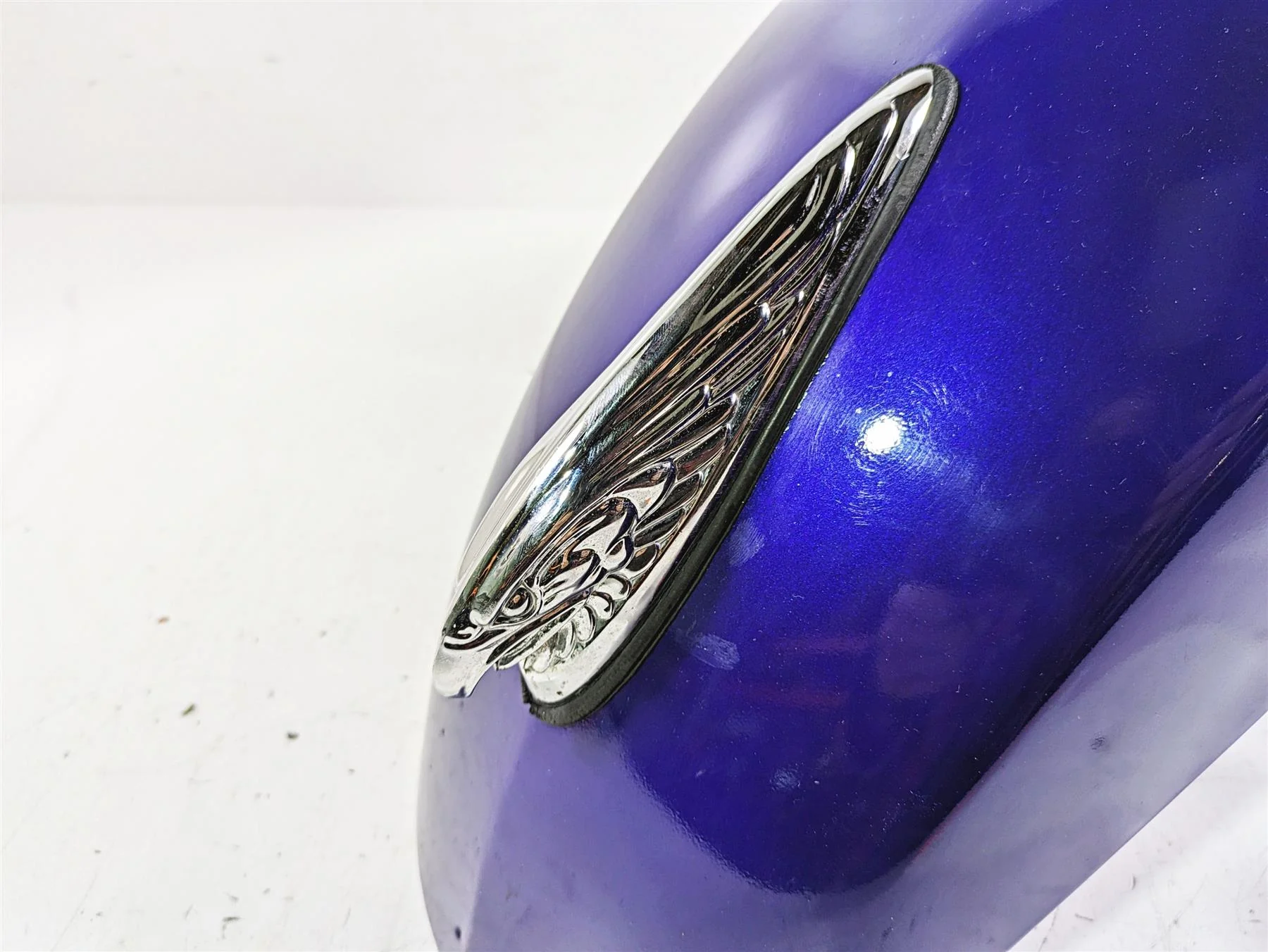 2002 Honda VTX1800 Retro Front Fender Pearl Chromium Purple 61100-MCV-000 - Image 8