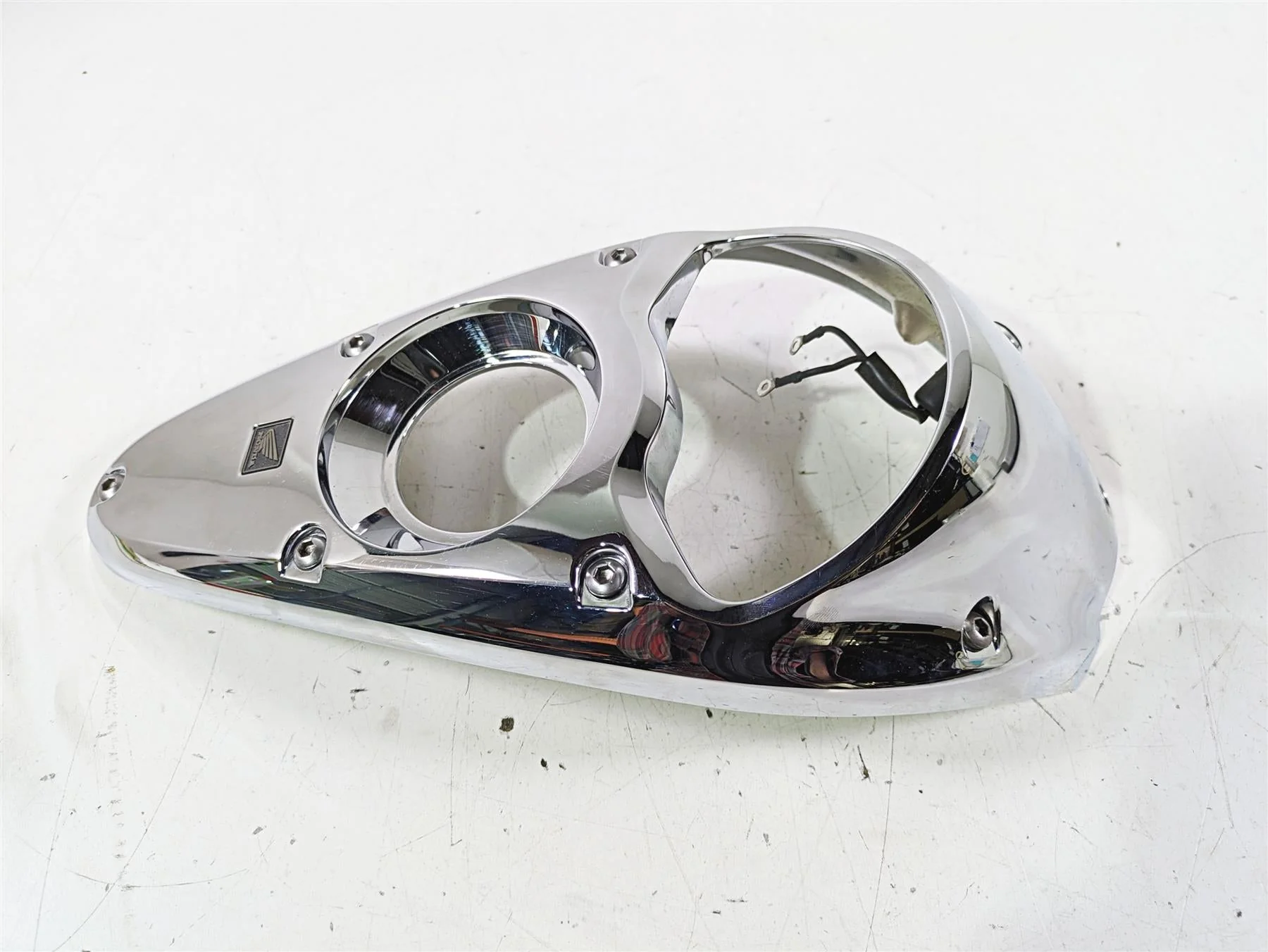 2002 Honda VTX1800 Retro Fuel Gas Petrol Tank Chrome Dash Cover 17621-MCV-000