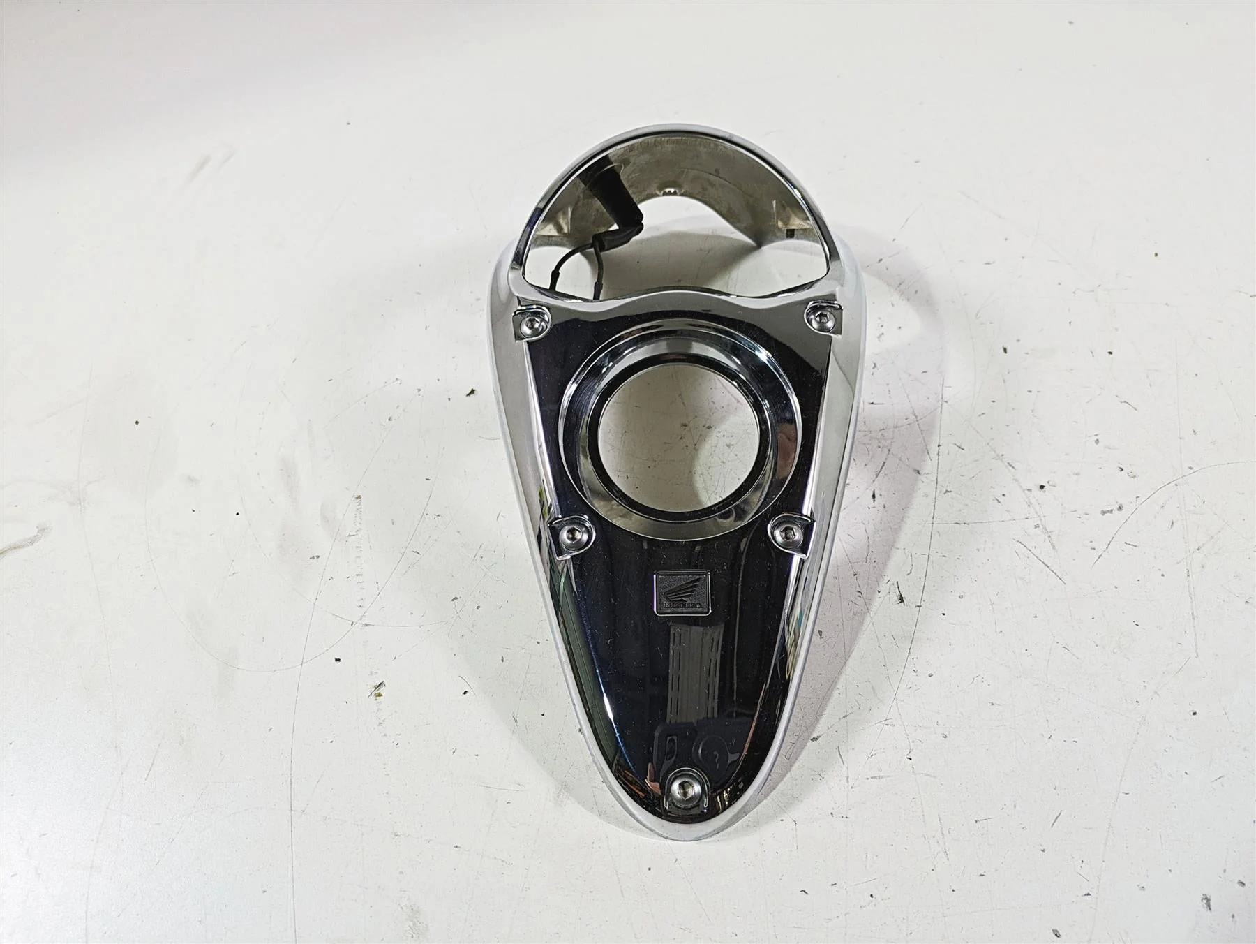 2002 Honda VTX1800 Retro Fuel Gas Petrol Tank Chrome Dash Cover 17621-MCV-000 - Image 4
