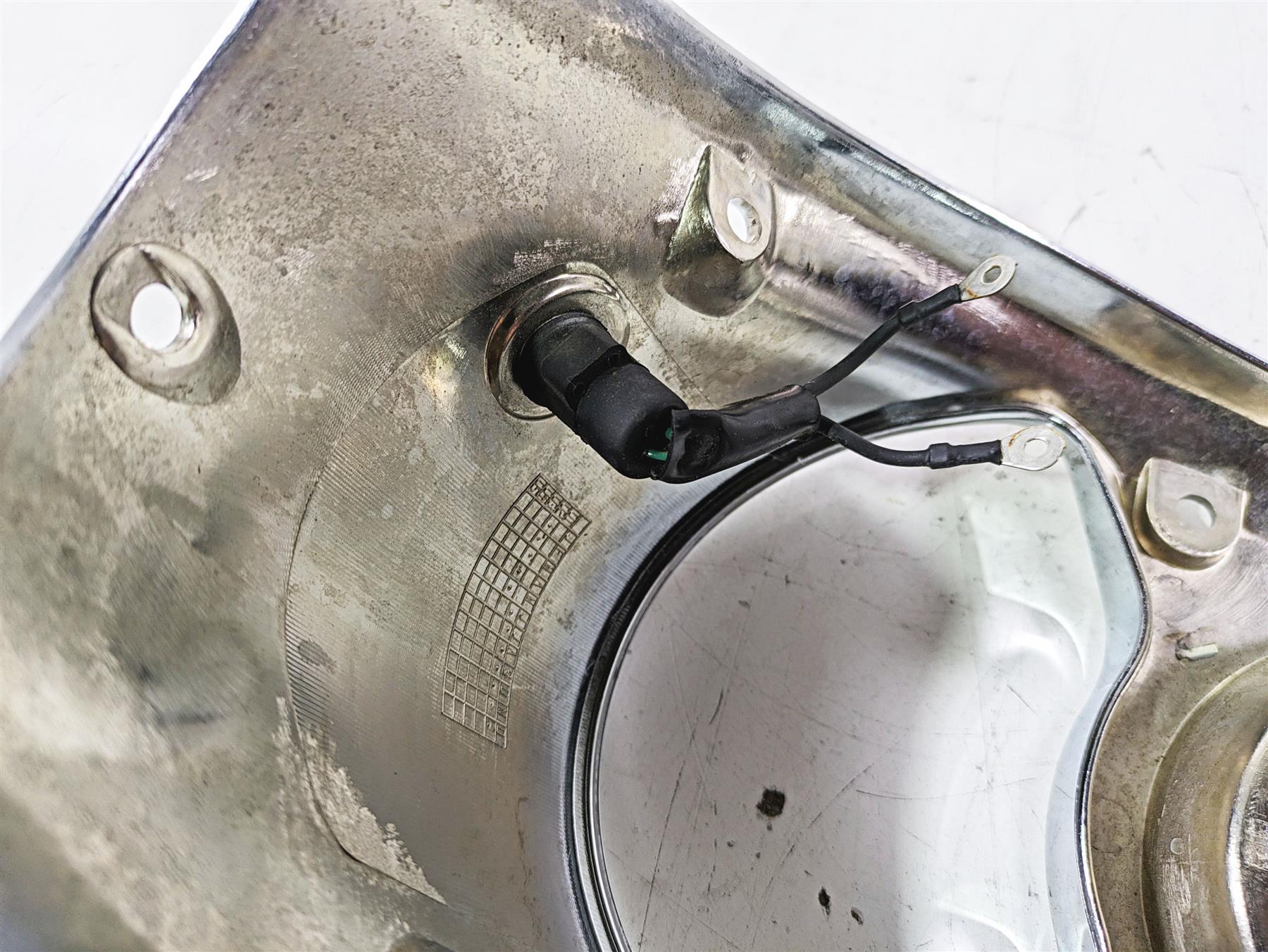 2002 Honda VTX1800 Retro Fuel Gas Petrol Tank Chrome Dash Cover 17621-MCV-000 - Image 9