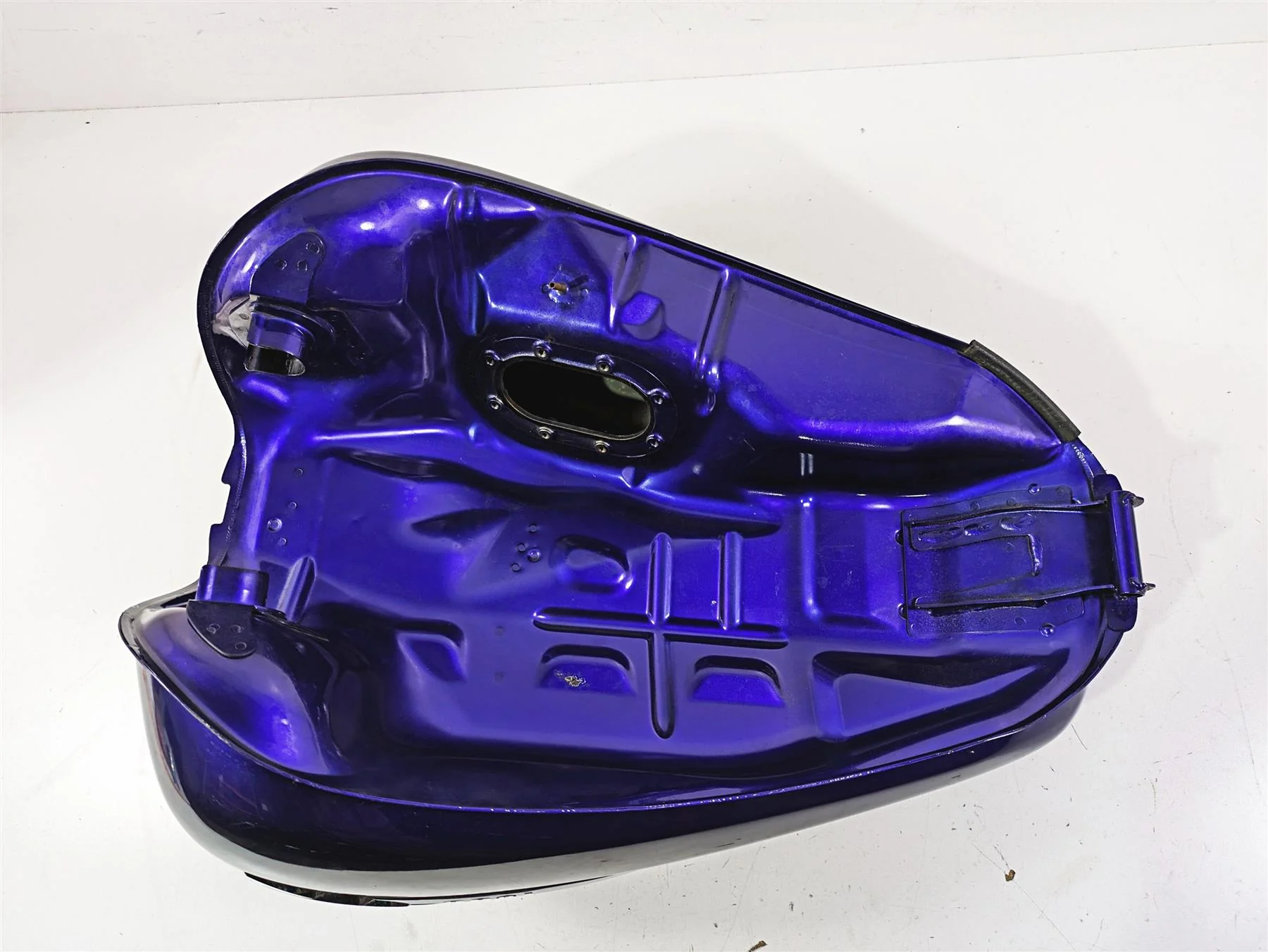 2002 Honda VTX1800 Retro Fuel Gas Tank Pearl Chromium Purple -Read 17520-MCV-670 - Image 10