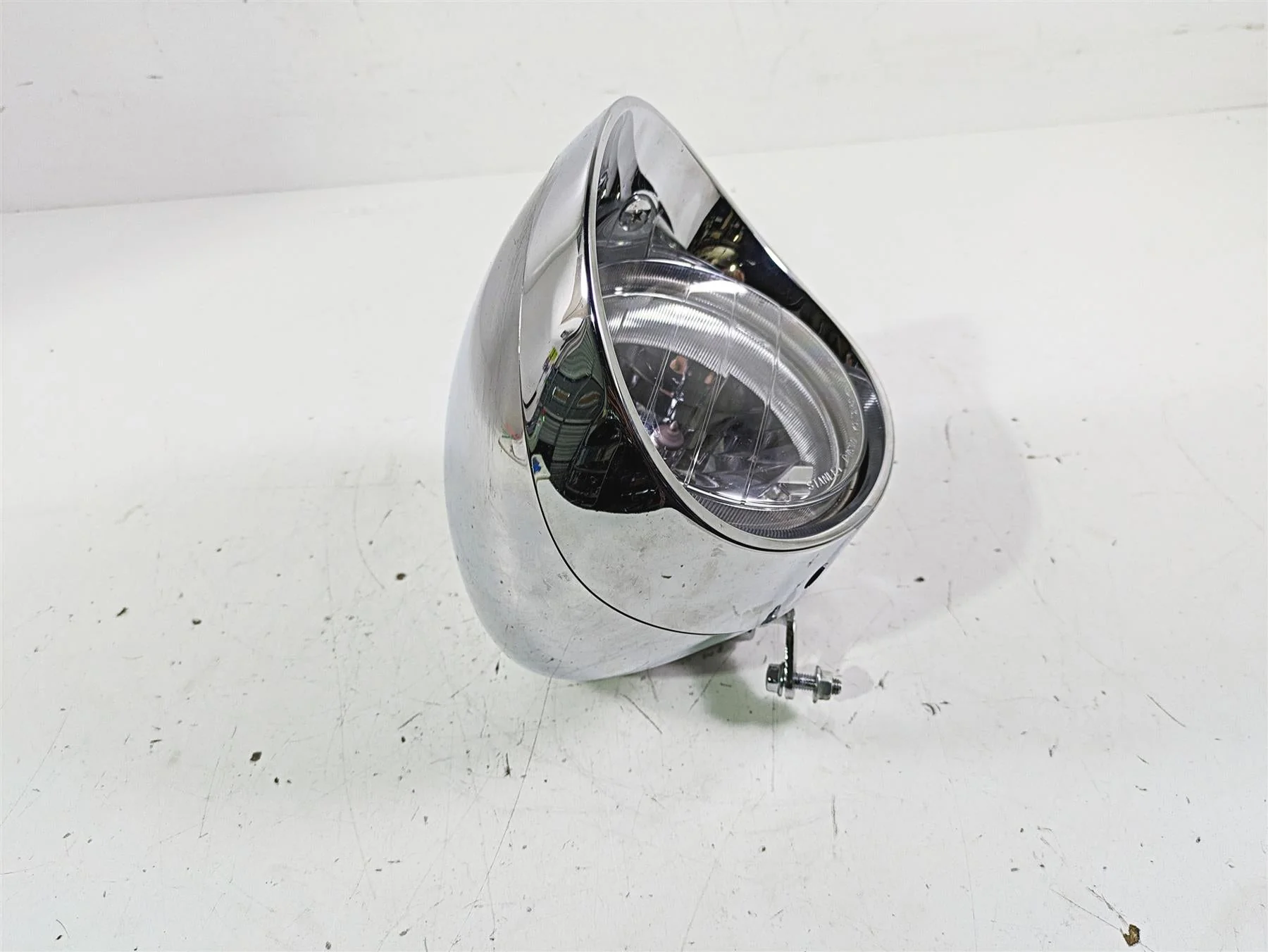 2002 Honda VTX1800 Retro Headlight Head Light & Housing Set 33120-MCH-671 - Image 10