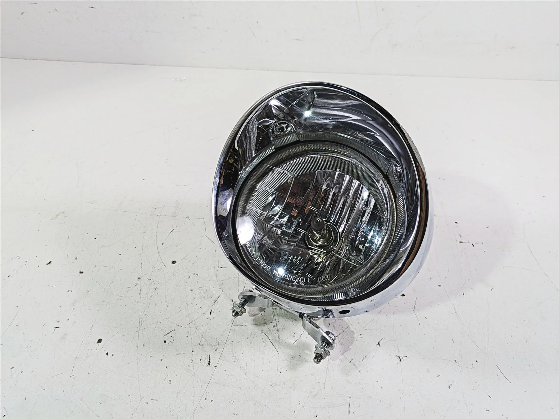 2002 Honda VTX1800 Retro Headlight Head Light & Housing Set 33120-MCH-671 - Image 12
