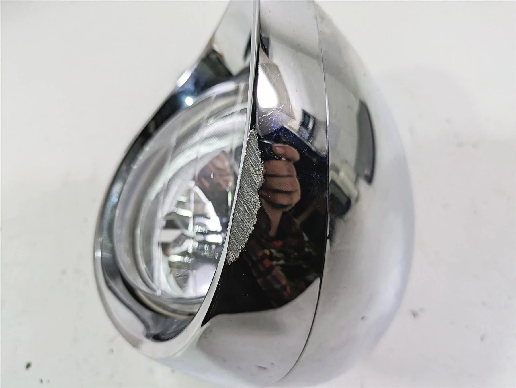 2002 Honda VTX1800 Retro Headlight Head Light & Housing Set 33120-MCH-671 - Image 8
