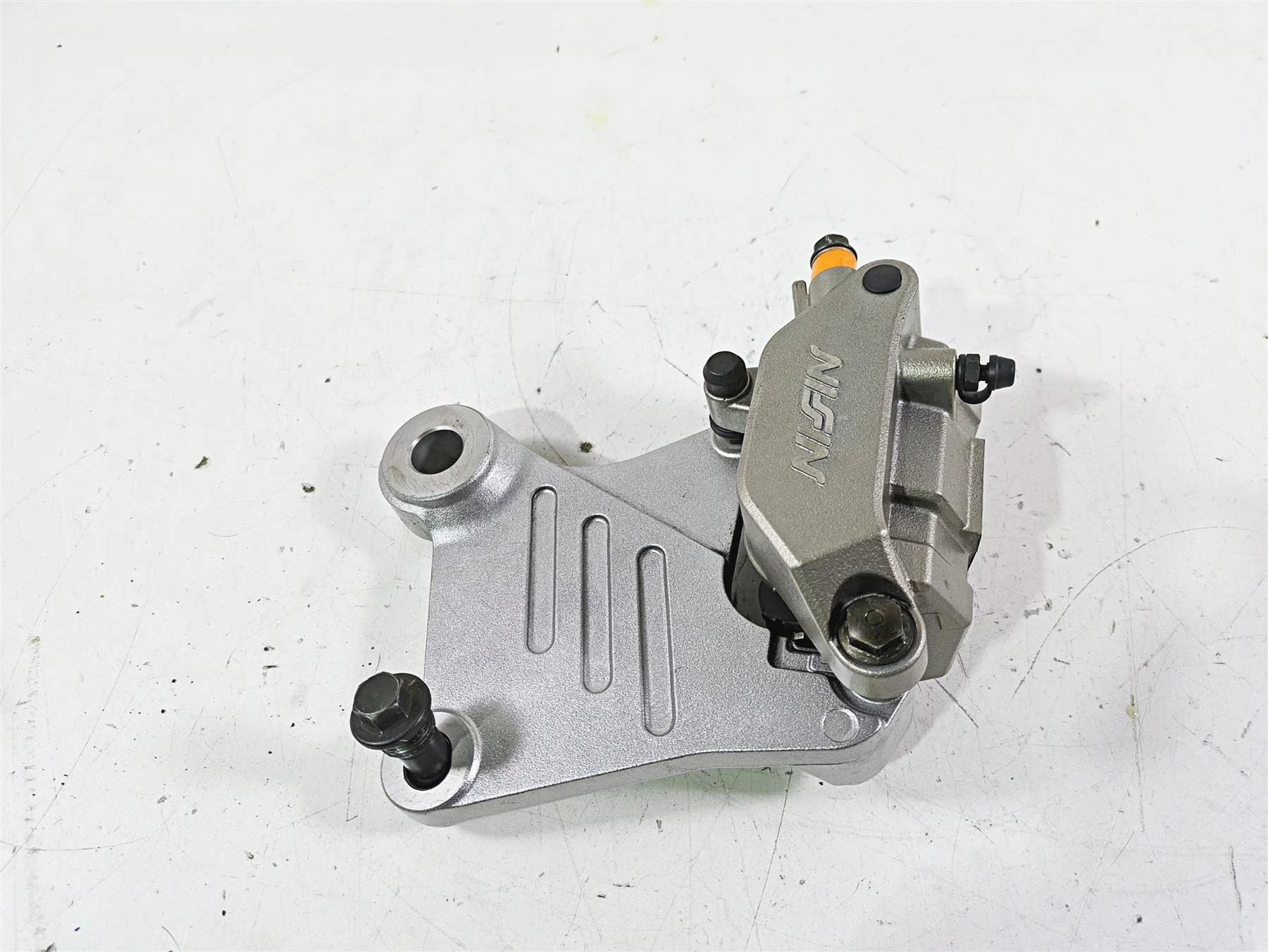 2002 Honda VTX1800 Retro Nissin Rear Brake Caliper + Bracket 43150-MCV-006 - Image 2