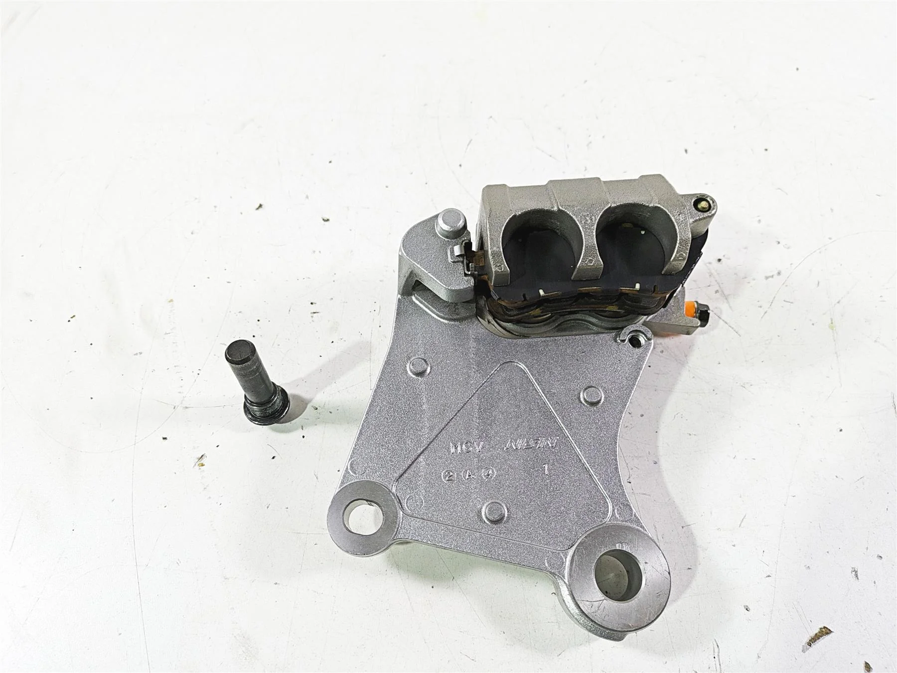 2002 Honda VTX1800 Retro Nissin Rear Brake Caliper + Bracket 43150-MCV-006 - Image 9