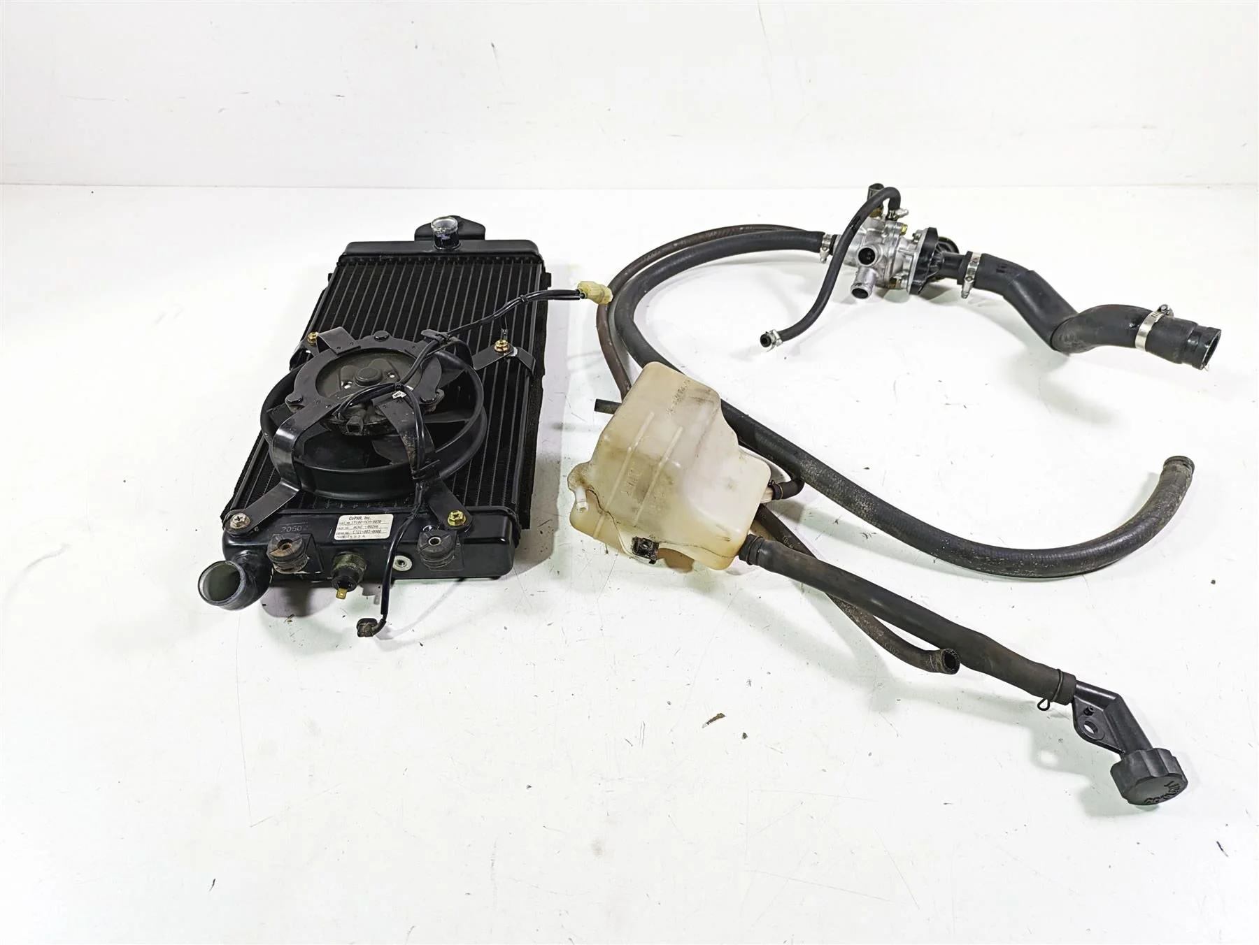 2002 Honda VTX1800 Retro Radiator Fan Reservoir Thermostat Set 19010-MCH-C20