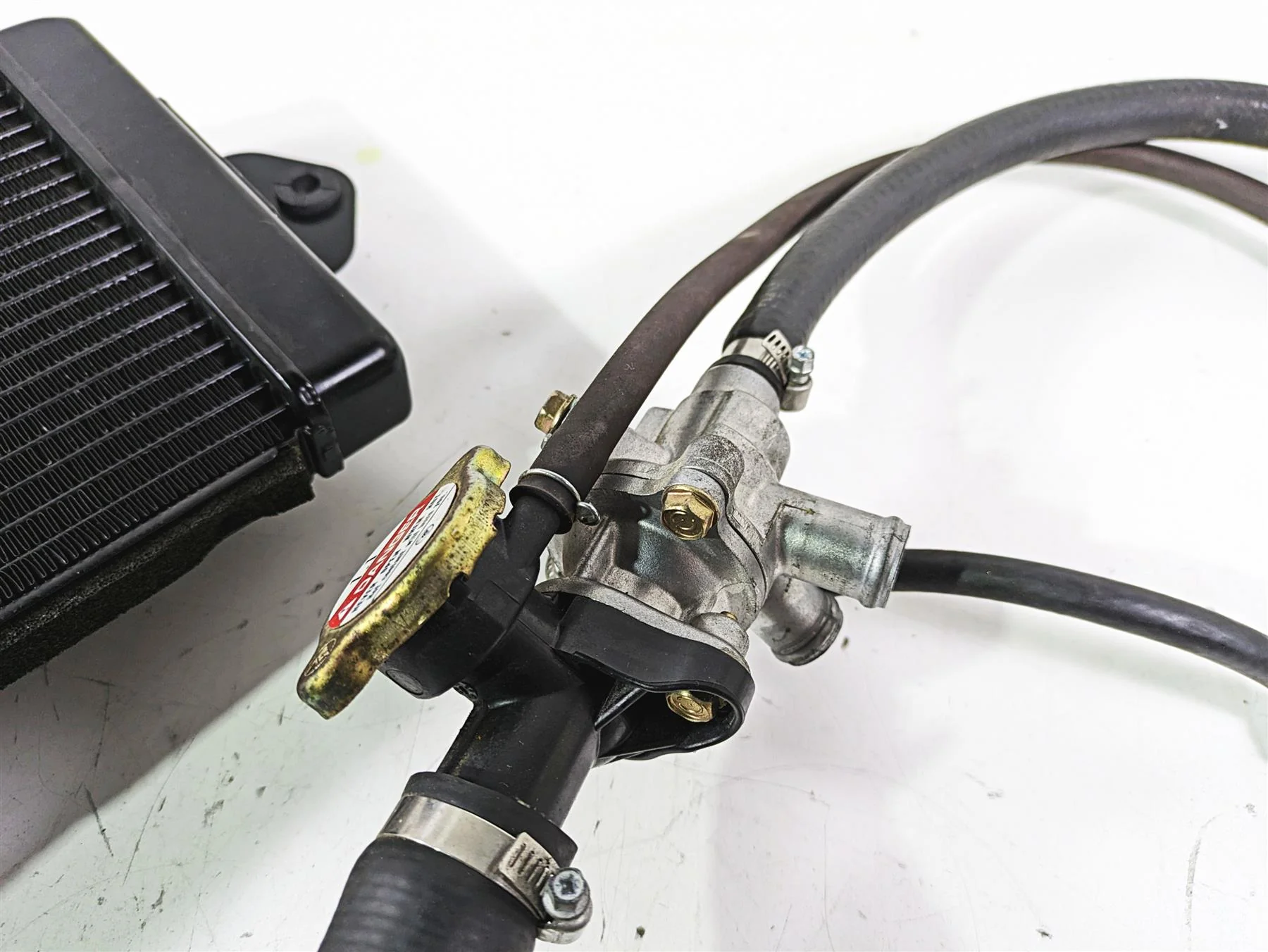 2002 Honda VTX1800 Retro Radiator Fan Reservoir Thermostat Set 19010-MCH-C20 - Image 9