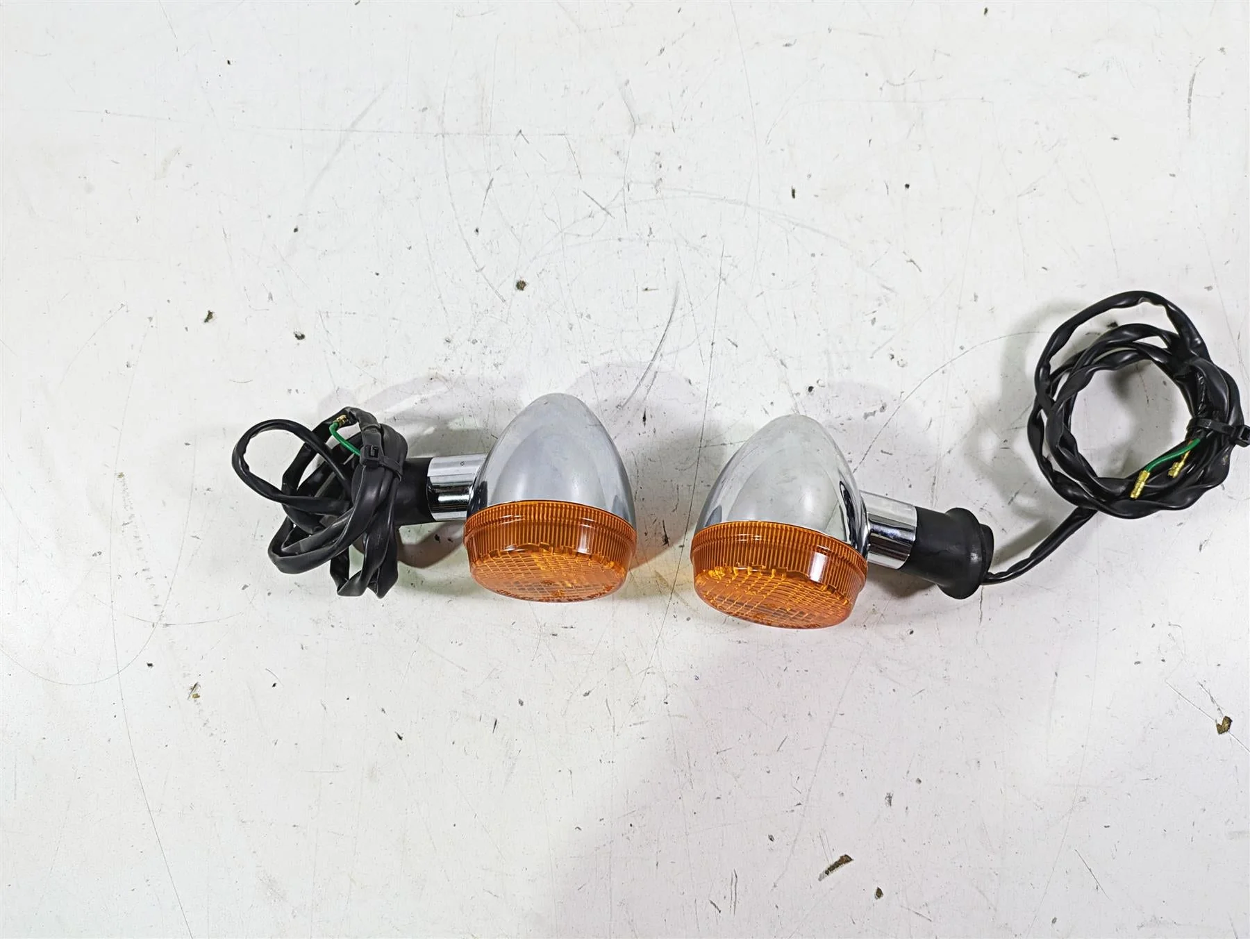 2002 Honda VTX1800 Retro Rear Blinker Turn Signal Set 33600-MCV-003 - Image 5