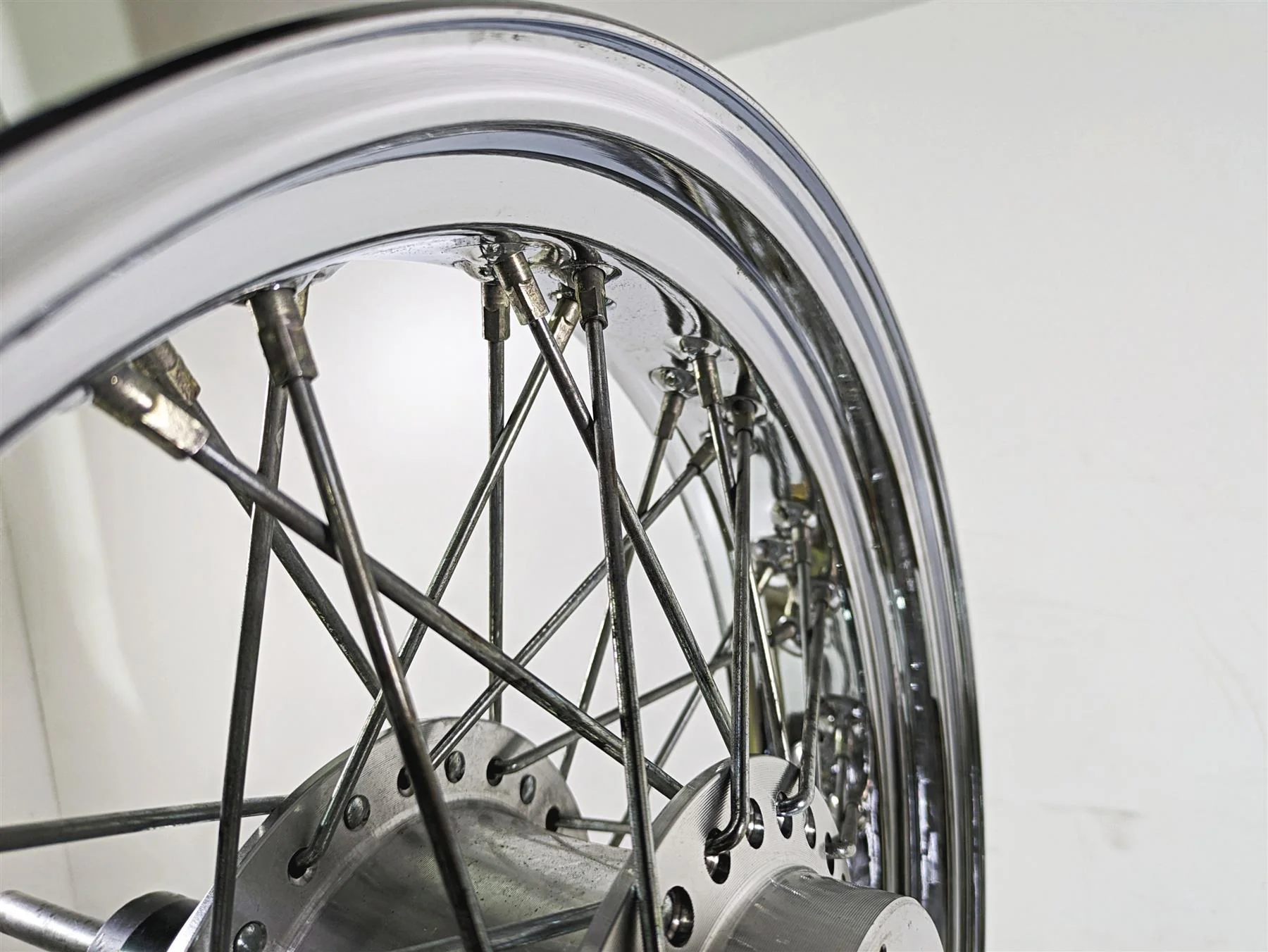 2002 Honda VTX1800 Retro Straight 17x3.5 Spoke Front Wheel Rim 44650-MCV-A11 - Image 9