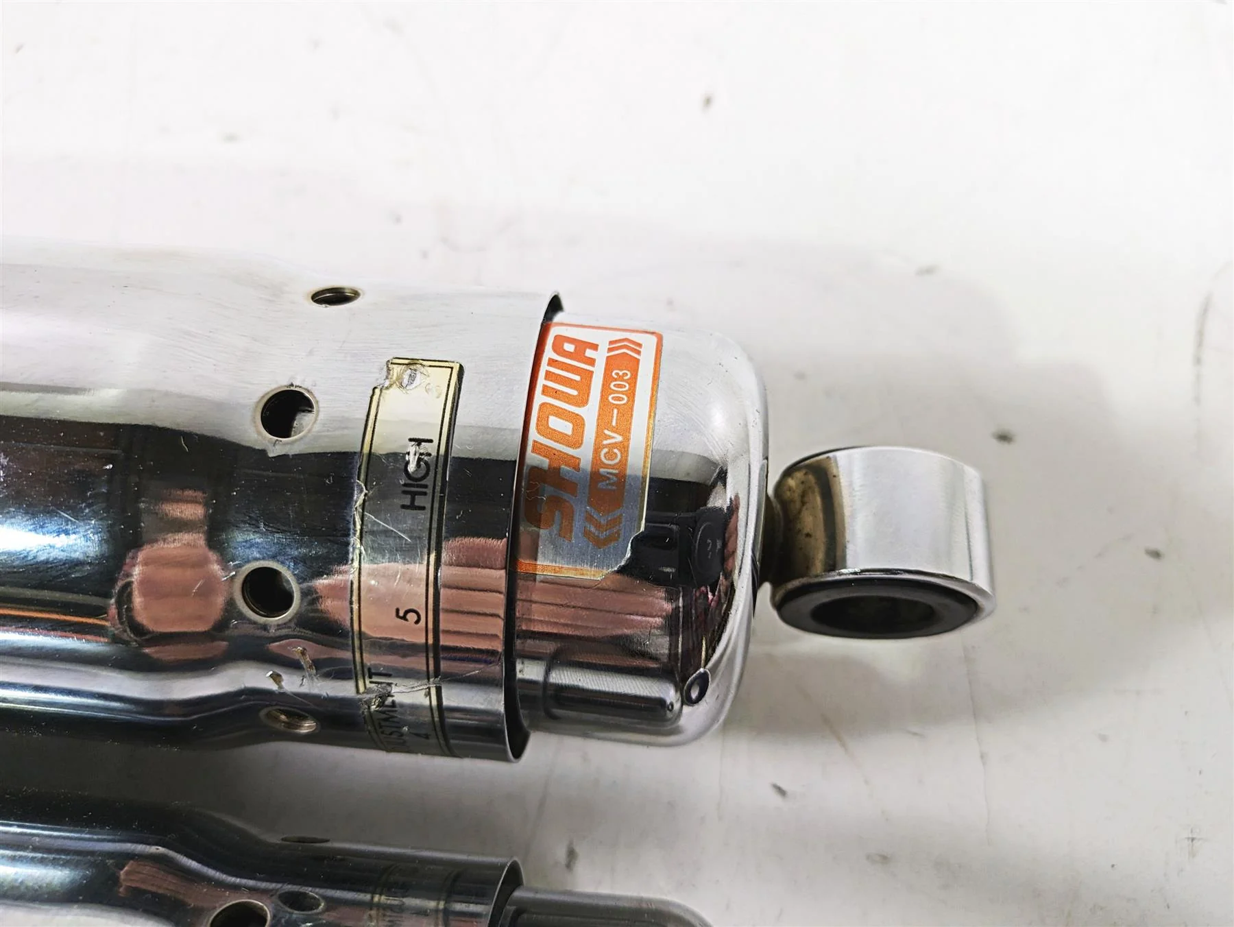 2002 Honda VTX1800 Retro Straight Showa 12 1/2" Rear Shock  Set  52400-MCV-003 - Image 4