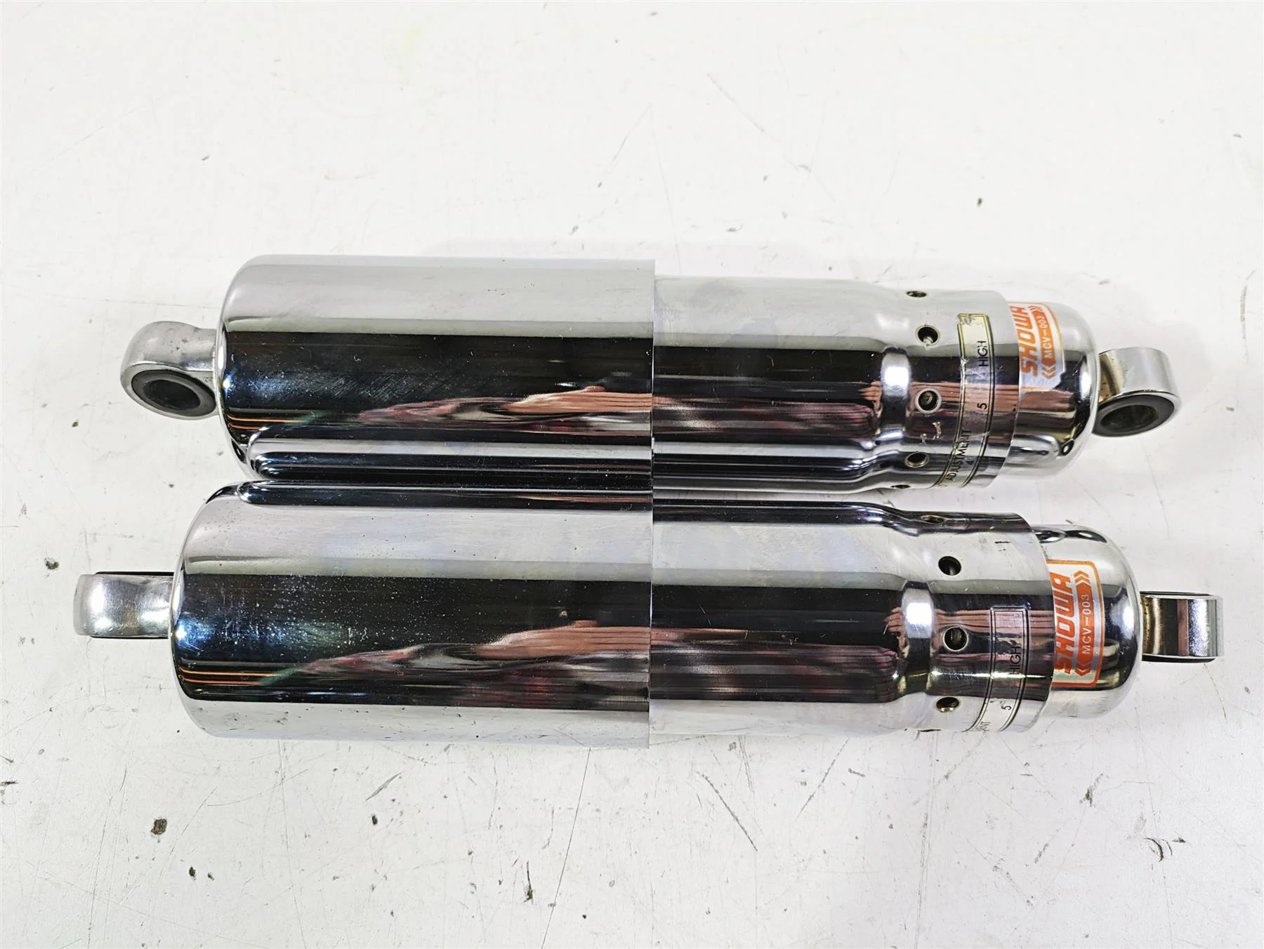 2002 Honda VTX1800 Retro Straight Showa 12 1/2" Rear Shock  Set  52400-MCV-003 - Image 7