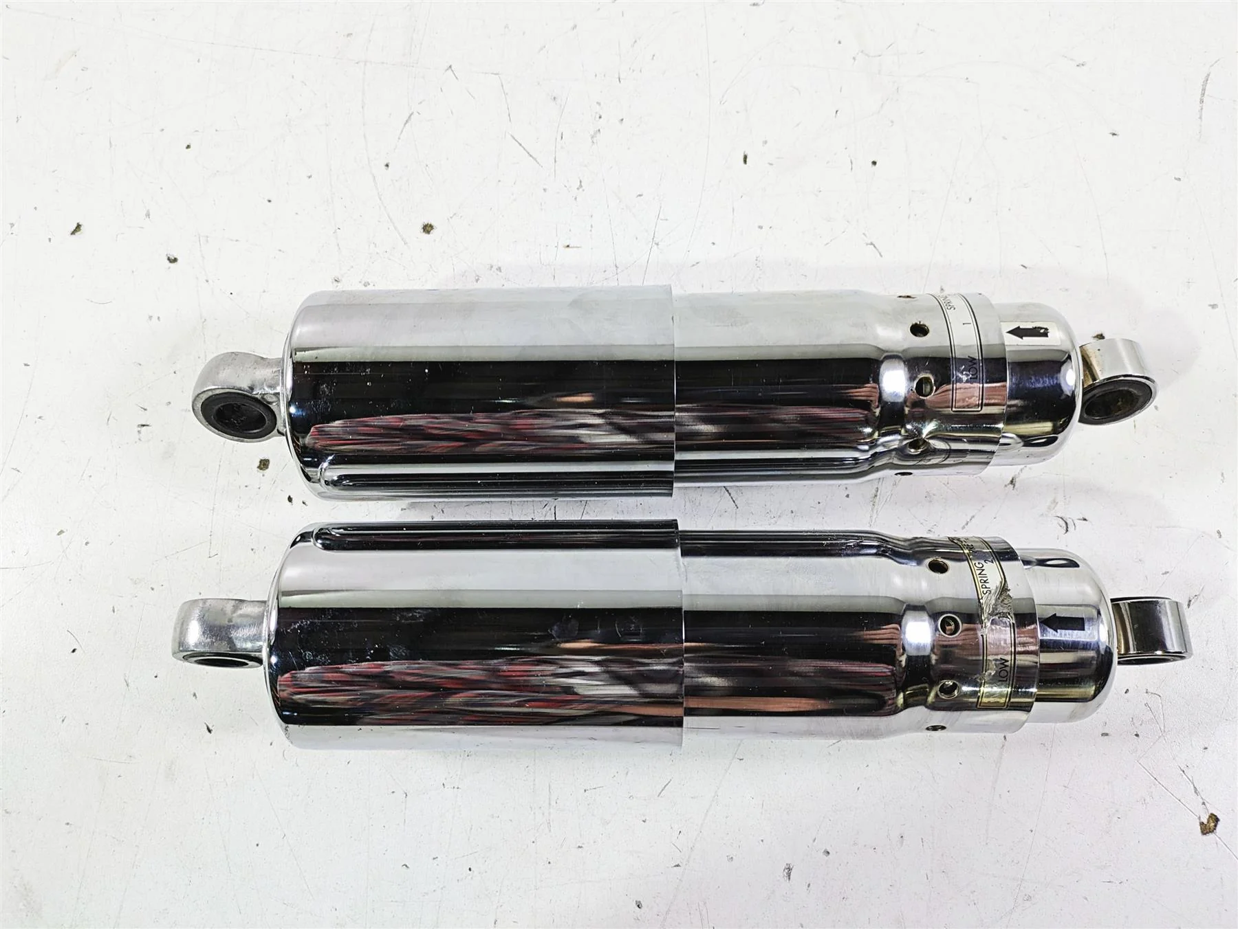 2002 Honda VTX1800 Retro Straight Showa 12 1/2" Rear Shock  Set  52400-MCV-003 - Image 8