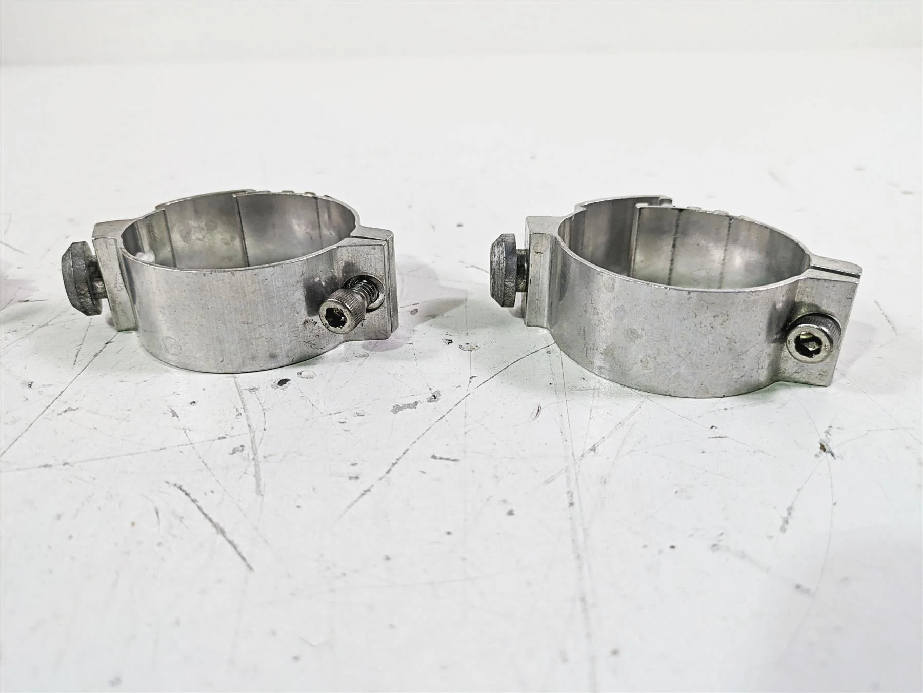 2002 Honda VTX1800 Retro Wind Shield Windscreen Mount Clamp Set - Image 7