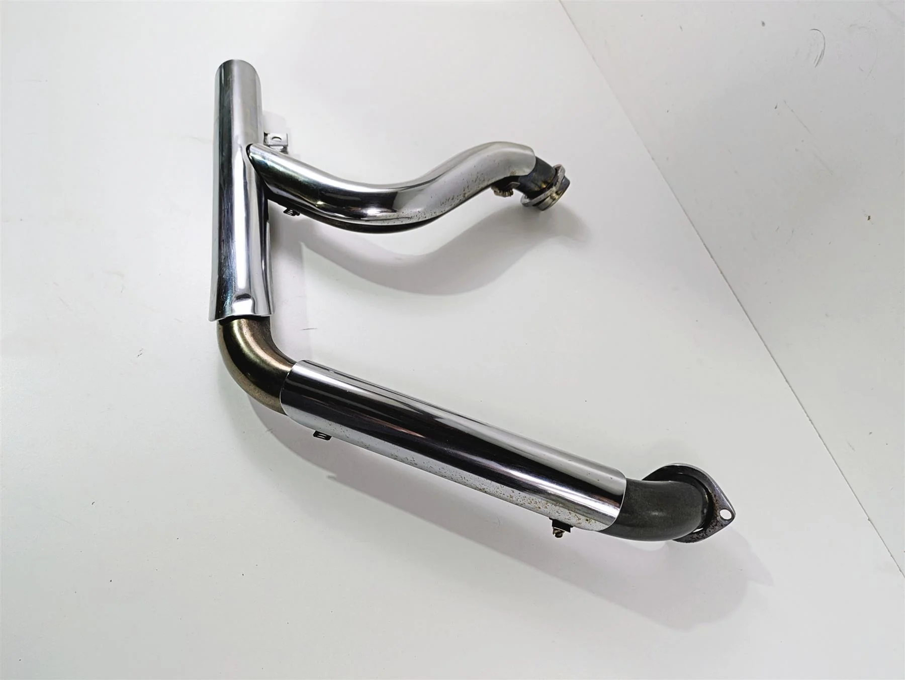 2002 Indian Spirit Deluxe 2 into 1 Exhaust Header Manifold  Set 37-400 - Image 4