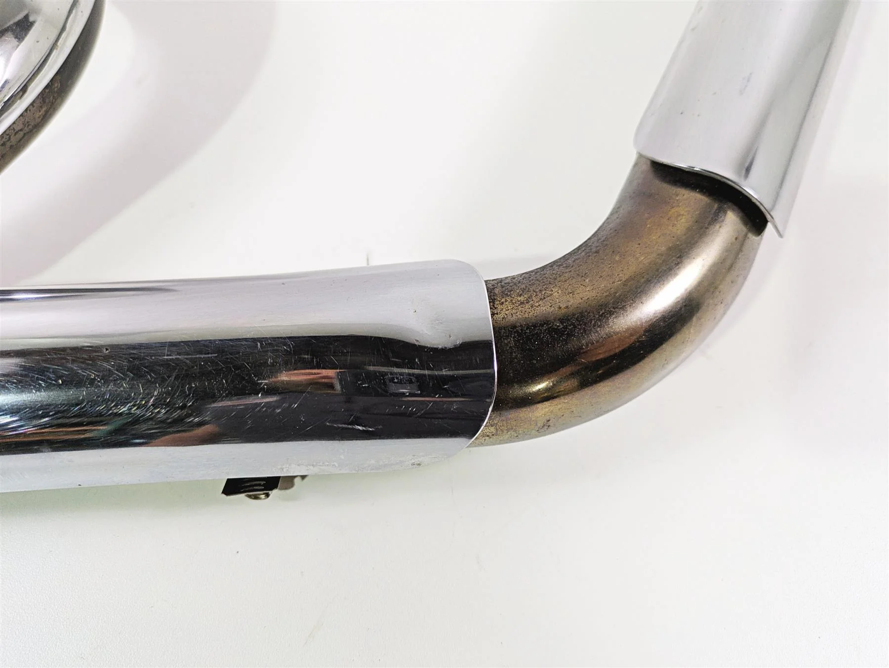 2002 Indian Spirit Deluxe 2 into 1 Exhaust Header Manifold  Set 37-400 - Image 9