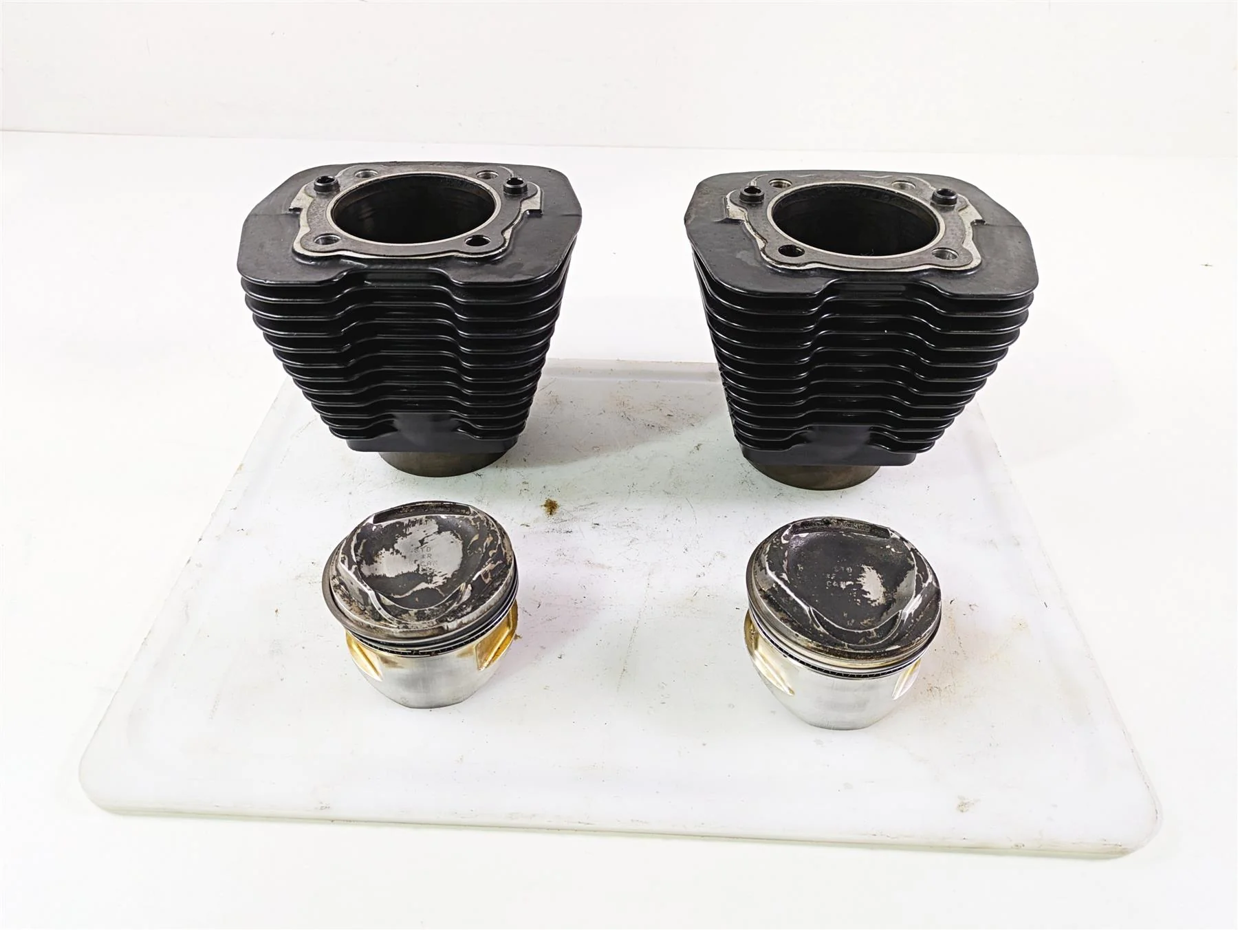 2002 Indian Spirit Deluxe 88ci S&S Cylinder Jugs & Piston Set 03-561 03-562 7080