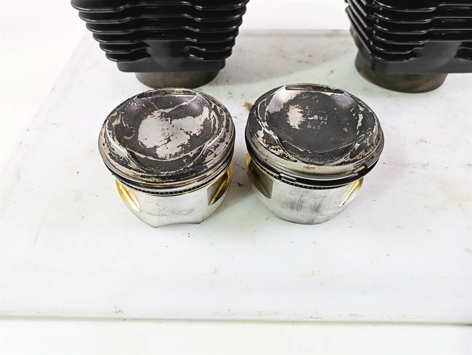 2002 Indian Spirit Deluxe 88ci S&S Cylinder Jugs & Piston Set 03-561 03-562 7080 - Image 3