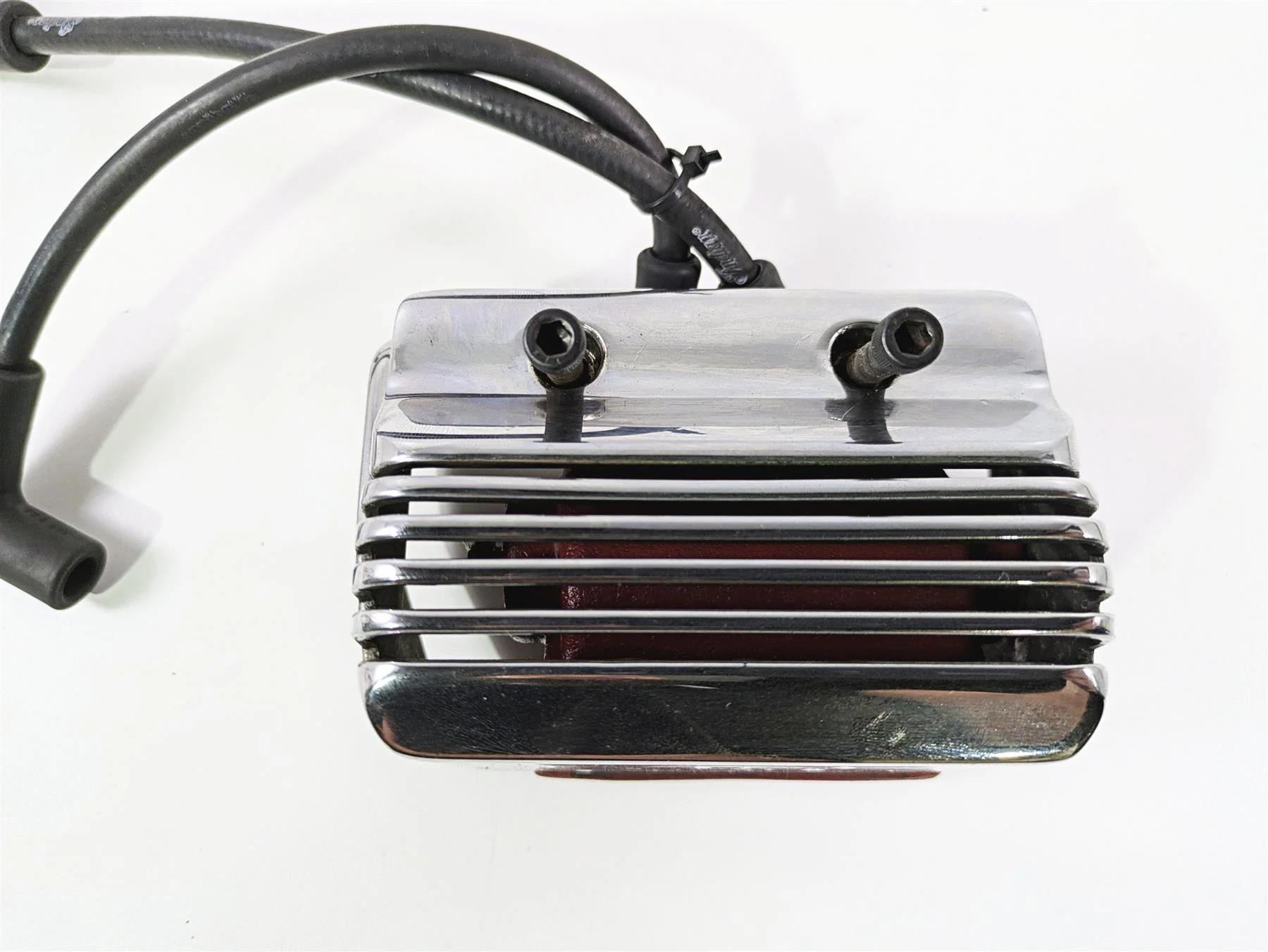 2002 Indian Spirit Deluxe Ignition Coil & Wires & Chrome Cover Set 94-268 - Image 8
