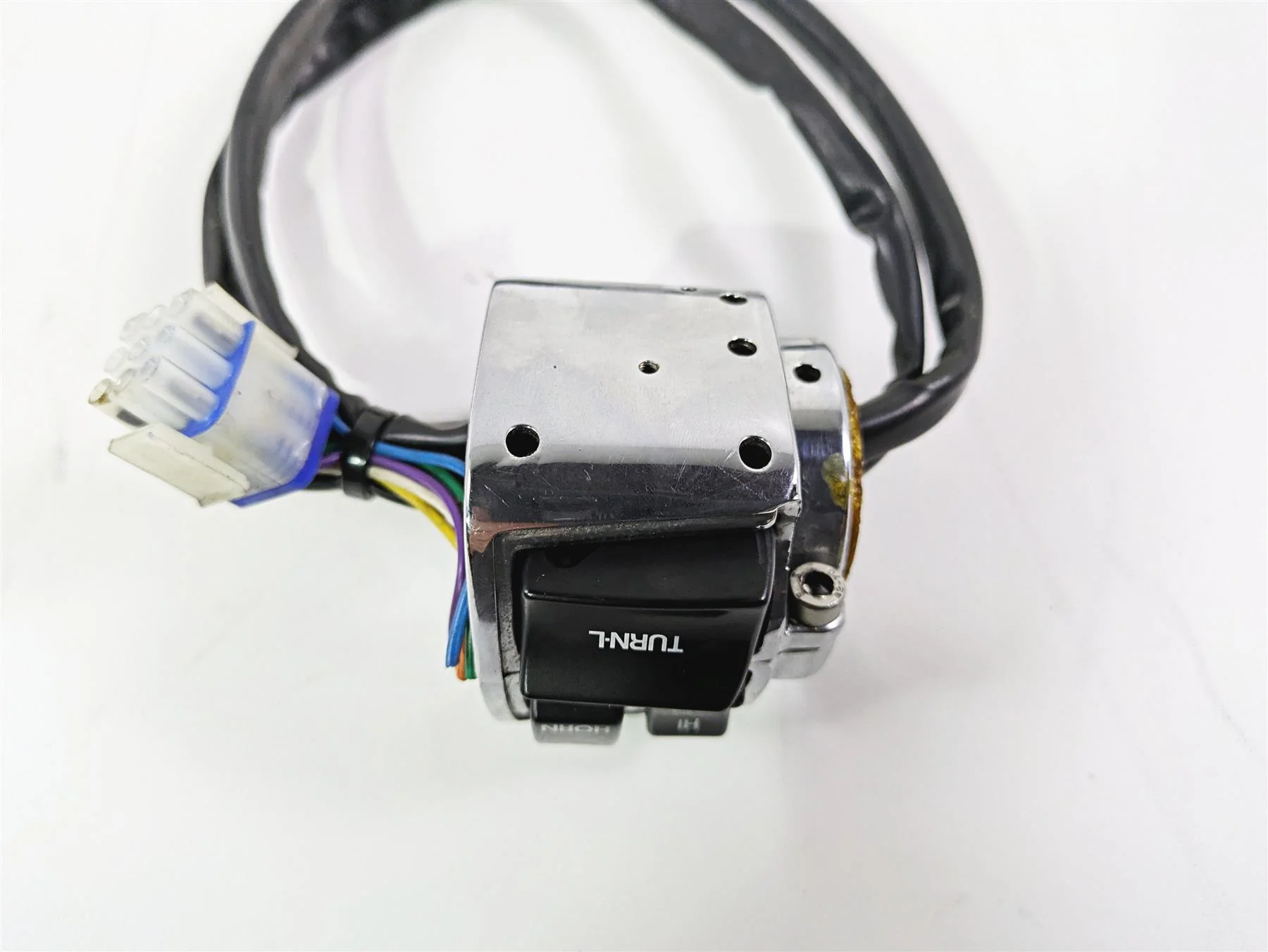 2002 Indian Spirit Deluxe Left Hand Control Switch Horn Lights Turn 43-523 - Image 11