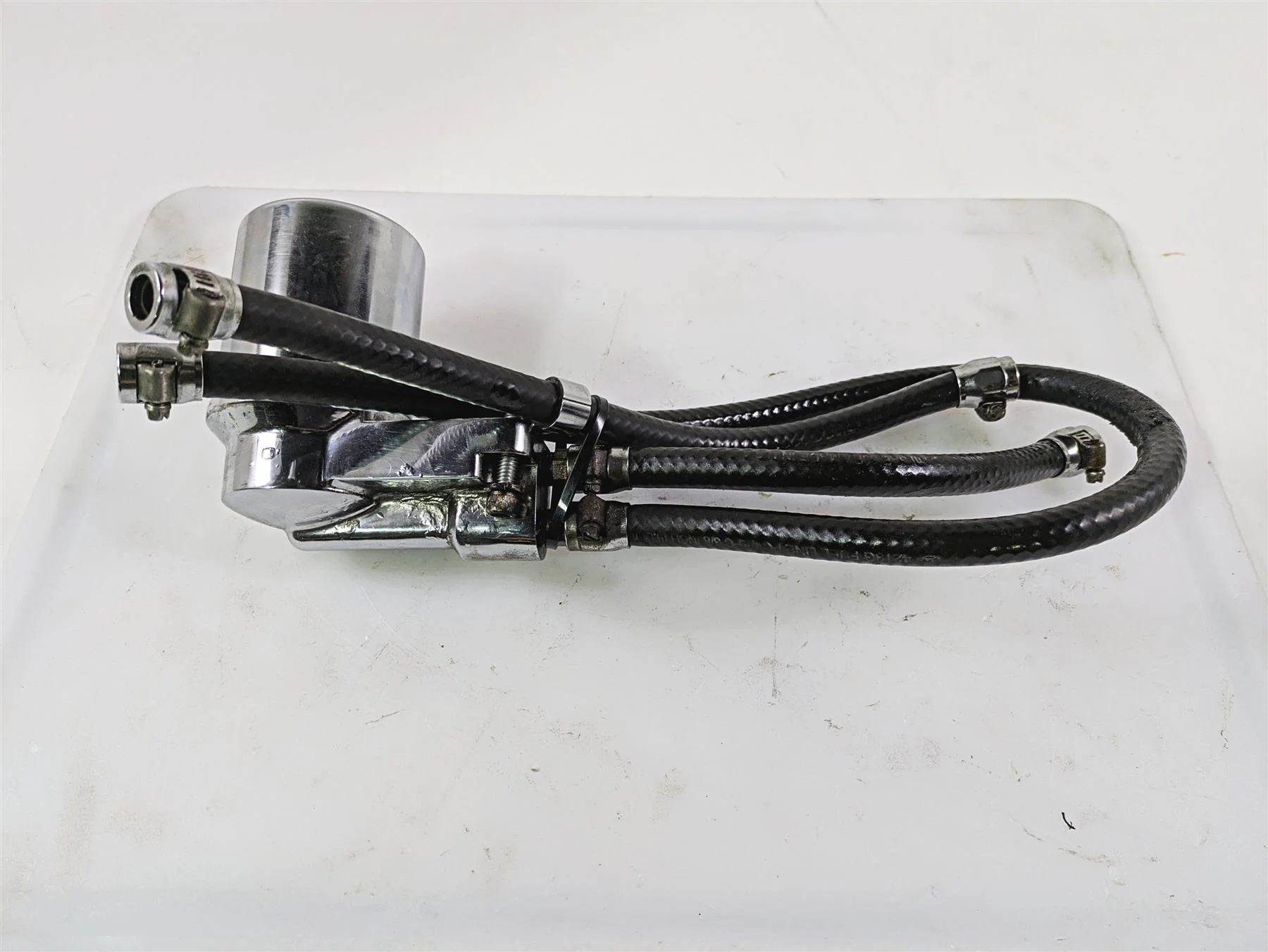 2002 Indian Spirit Deluxe Oil Filter Mount Holder Housing Flange 04-025