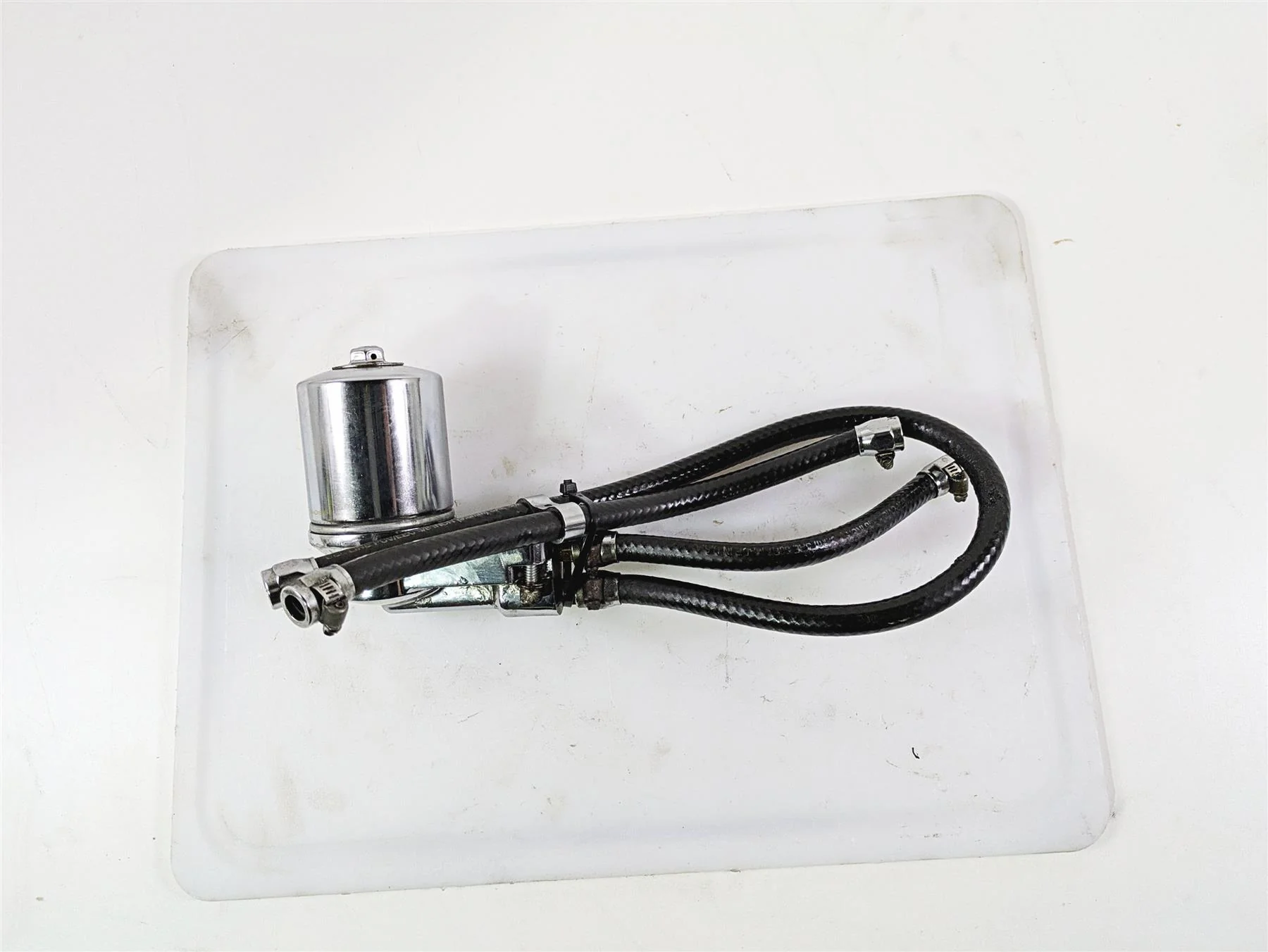 2002 Indian Spirit Deluxe Oil Filter Mount Holder Housing Flange 04-025 - Image 4