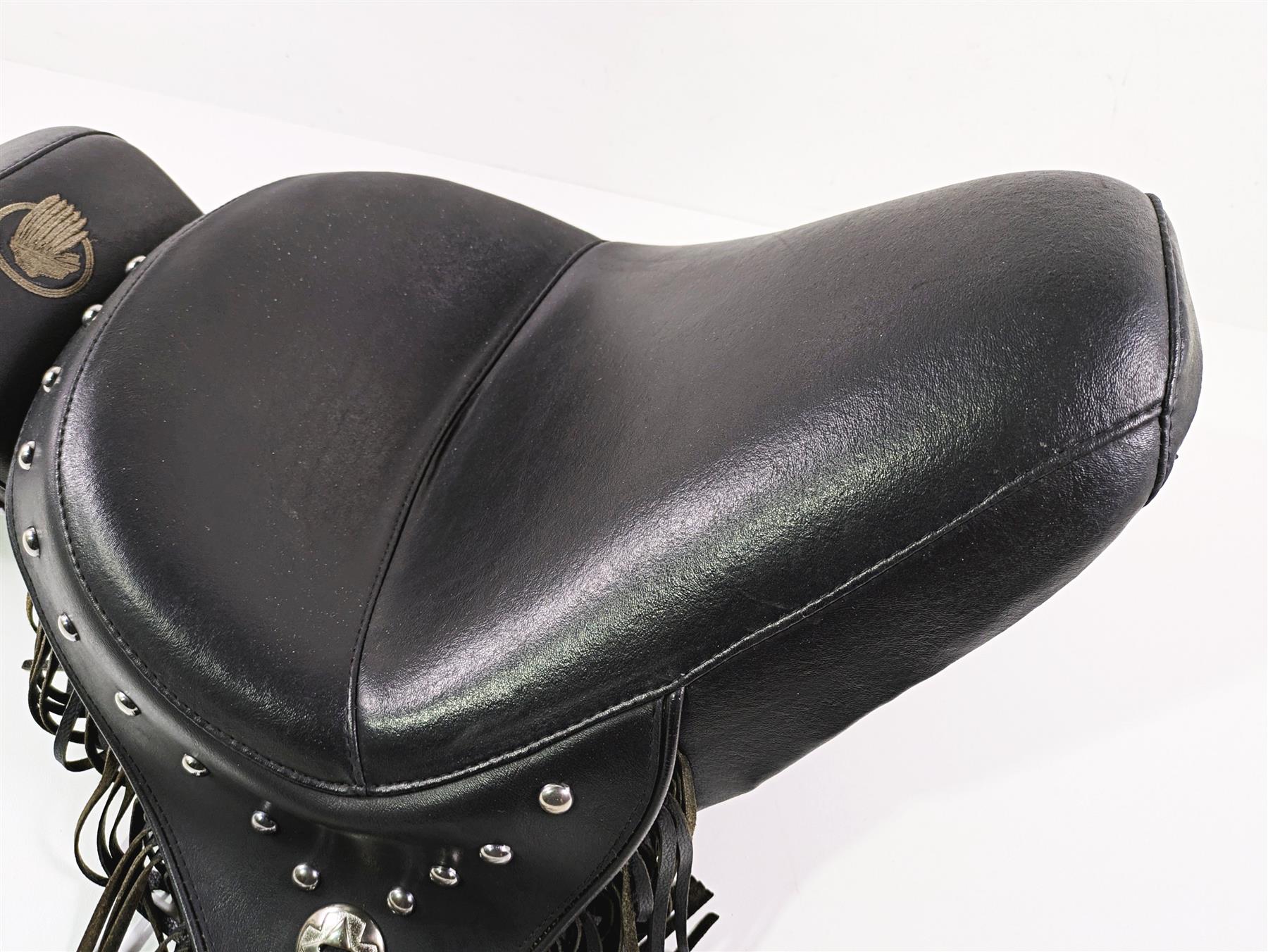 2002 Indian Spirit Deluxe Rider Passenger Studded Seat Saddle 62-097 - Image 4