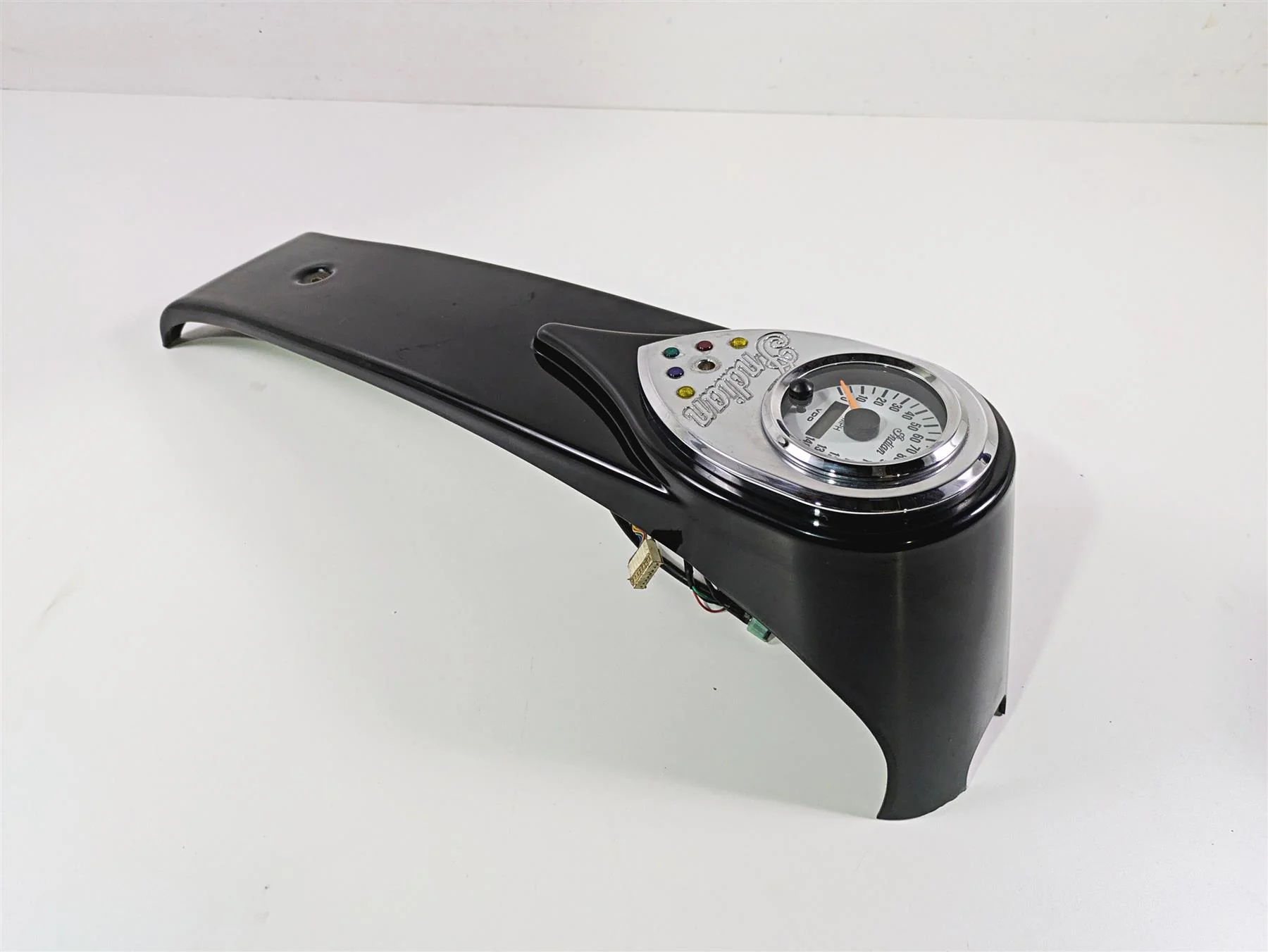 2002 Indian Spirit Deluxe Speedometer Gauge & Tank Cover 9K 56-026 26-341 - Image 3