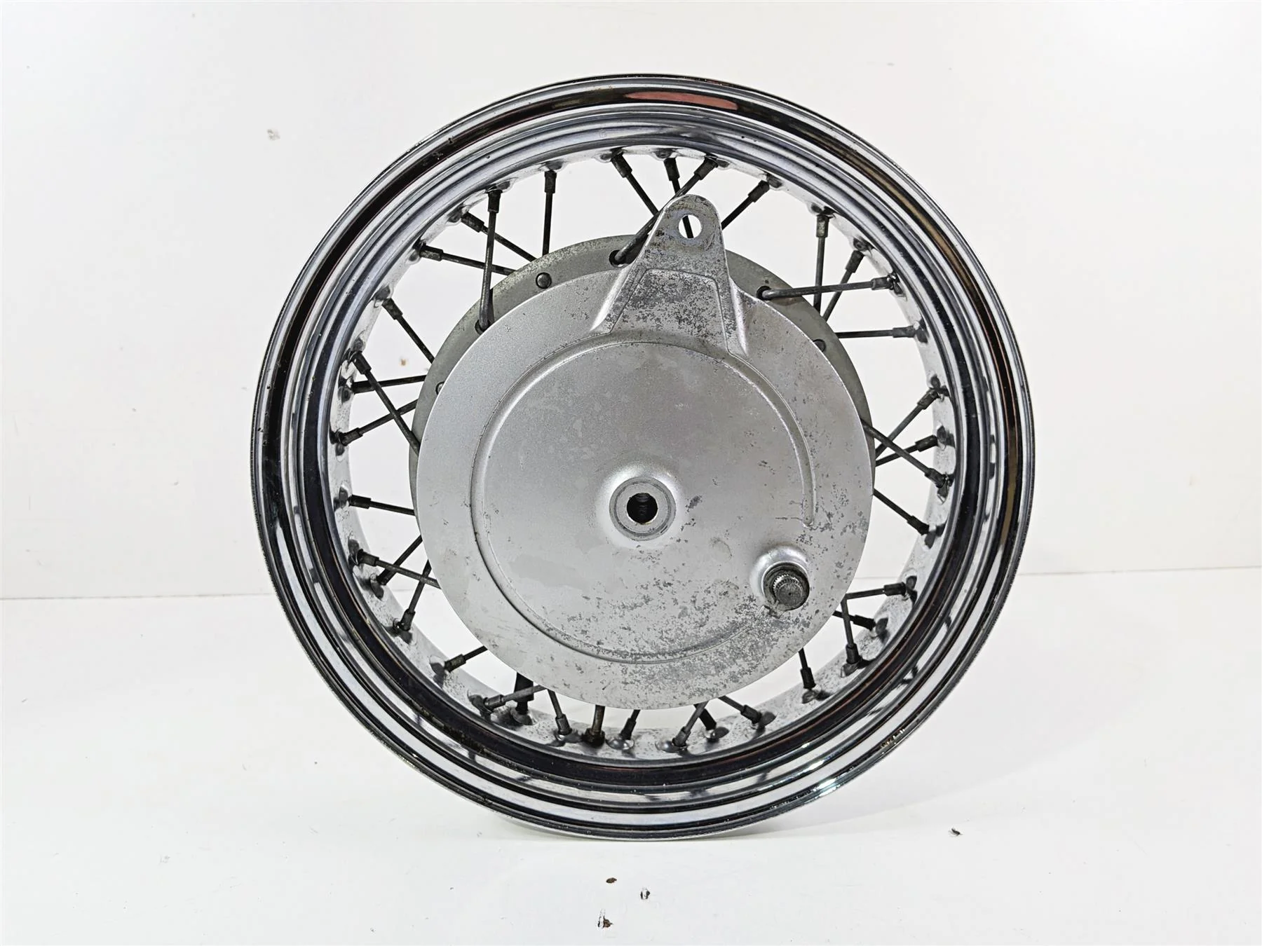 2002 Yamaha XVS650 V-Star Classic Rear Spoke Wheel Rim 15x3.5 3JB-25311-00-35 - Image 3