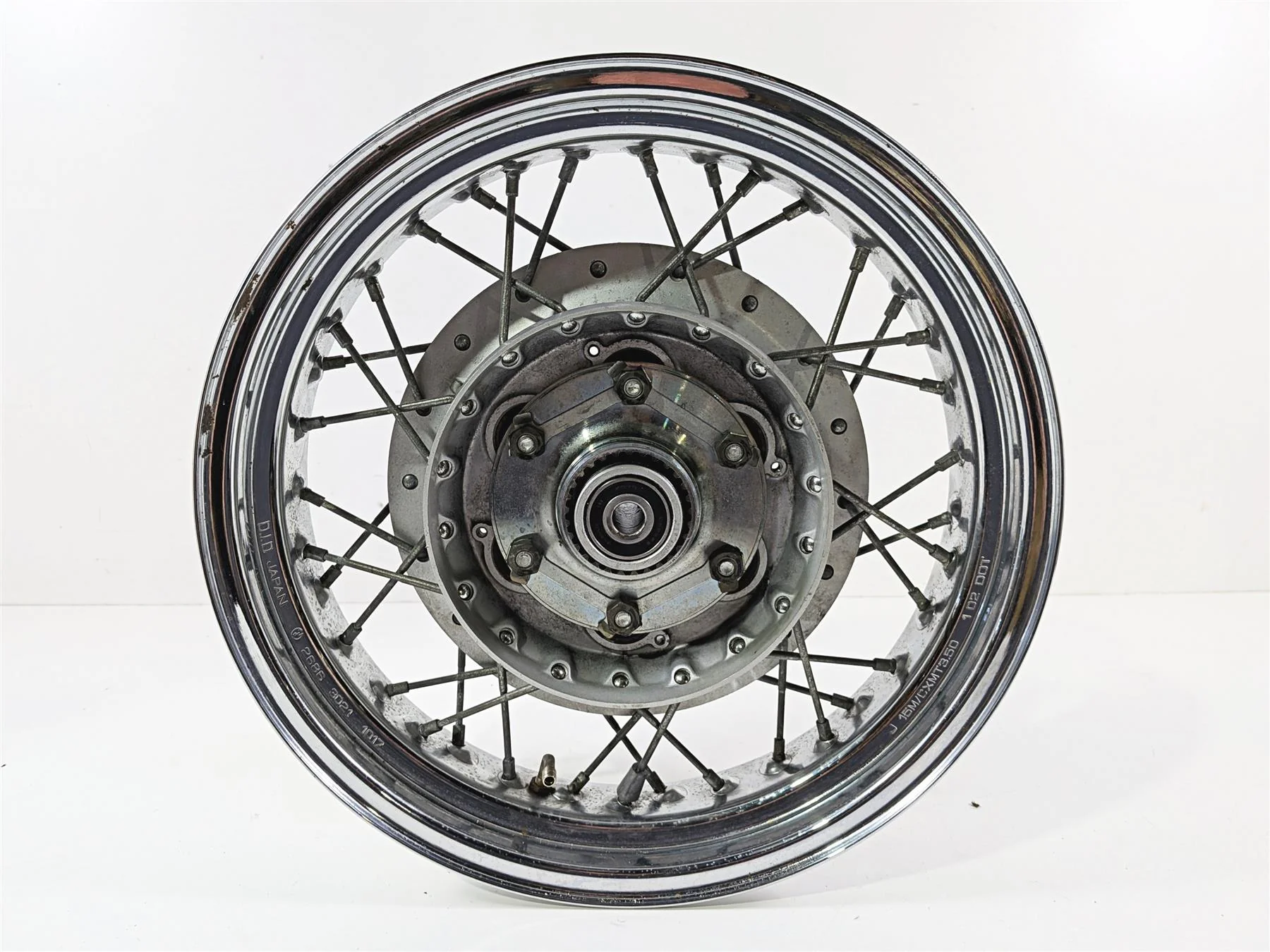 2002 Yamaha XVS650 V-Star Classic Rear Spoke Wheel Rim 15x3.5 3JB-25311-00-35 - Image 7