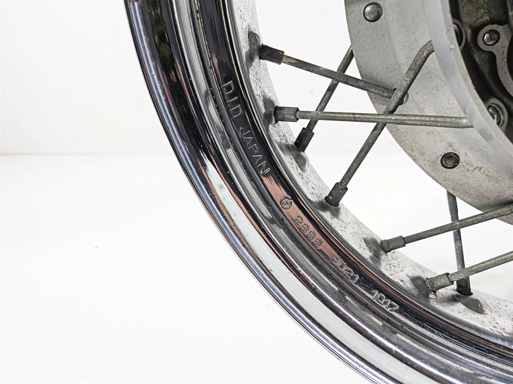 2002 Yamaha XVS650 V-Star Classic Rear Spoke Wheel Rim 15x3.5 3JB-25311-00-35 - Image 8