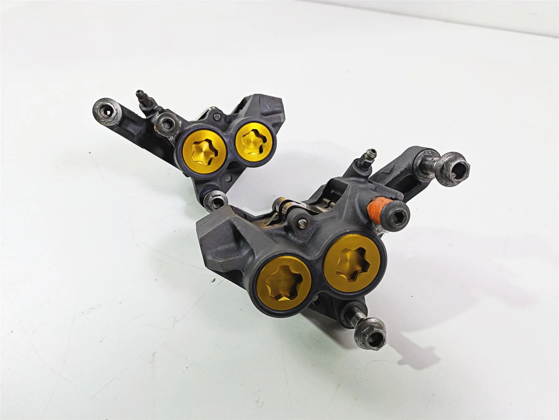 2002 Yamaha YZFR1 R1 Front Brake Caliper Set 5PW-2580U-00 5PW-2580U-00 - Image 12