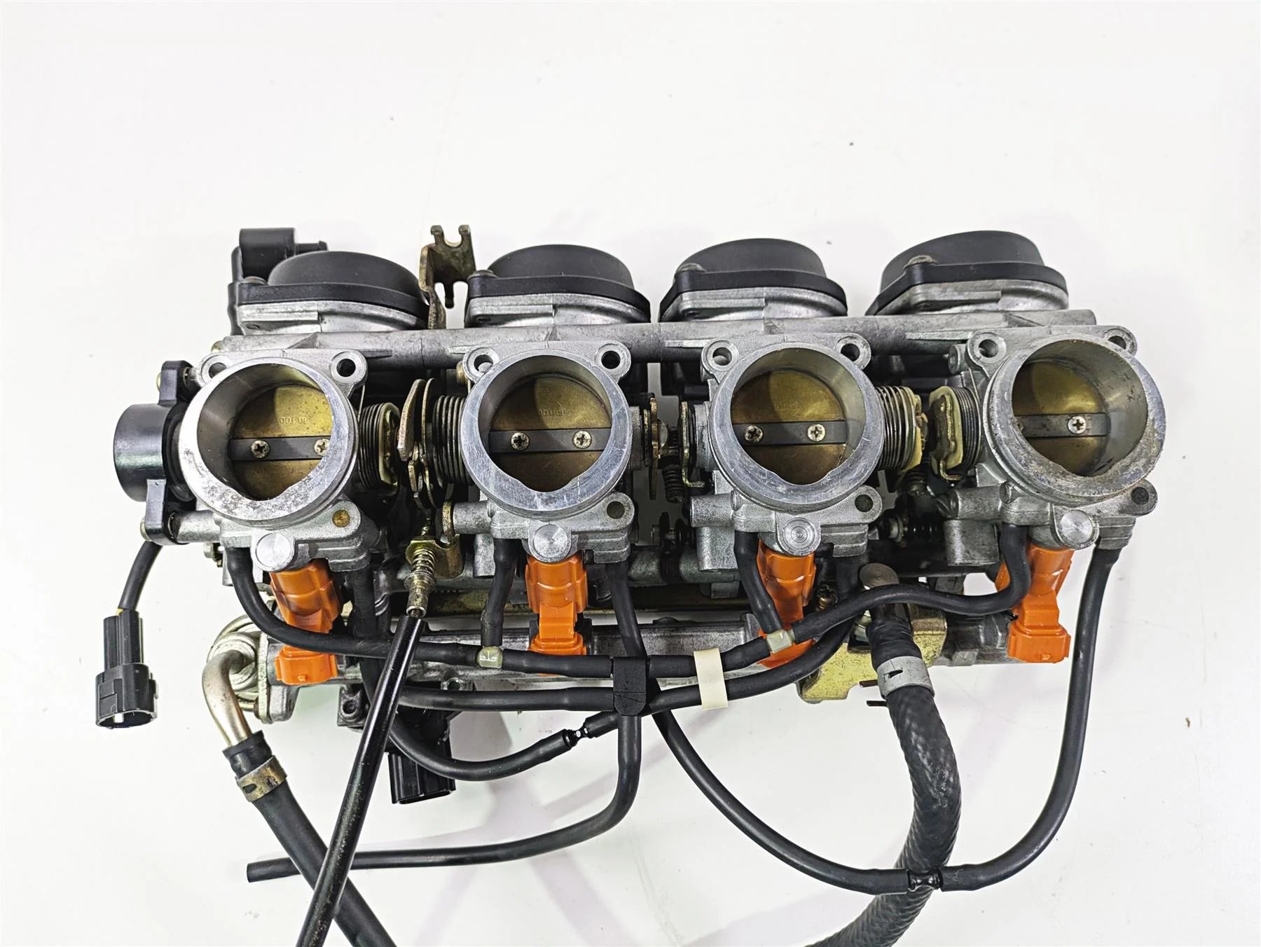2002 Yamaha YZFR1 R1 Mikuni Throttle Body Diaphragm Fuel Injectors 5PW-13750-00 - Image 6