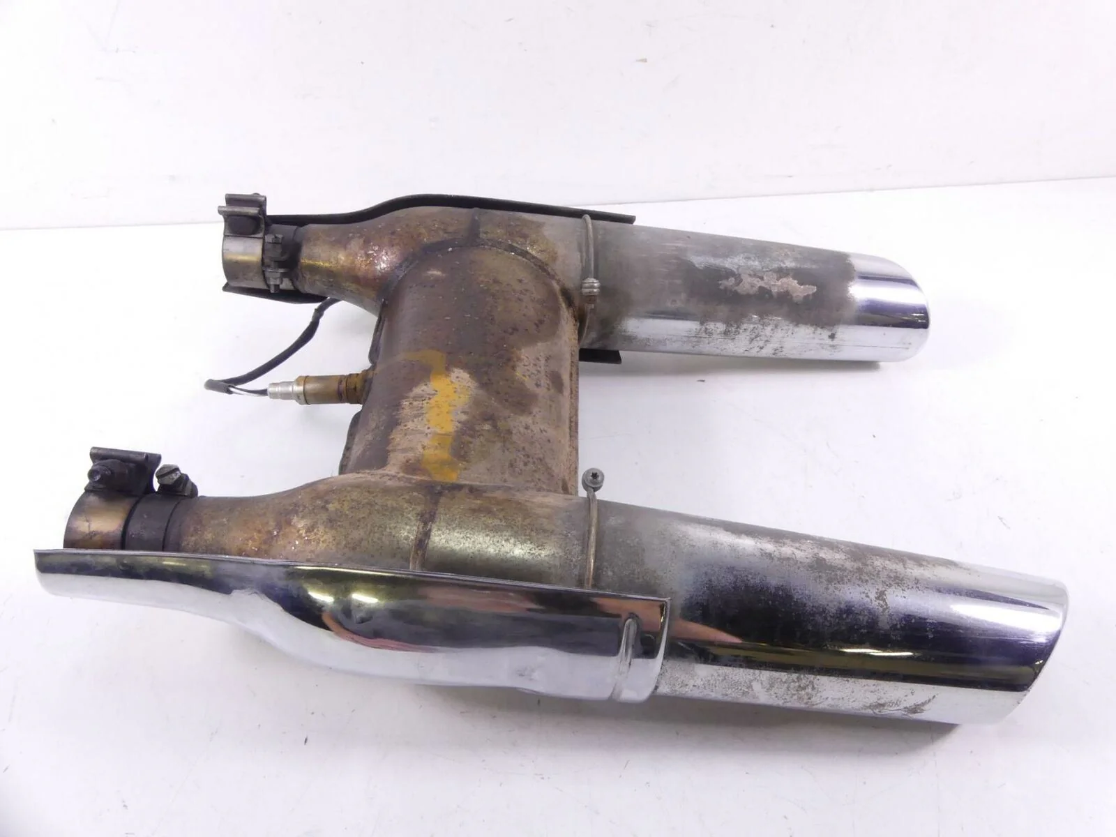 2003 BMW R1200CL K30 Exhaust Pipe Muffler Silencer -Dented 18121341114 - Image 8