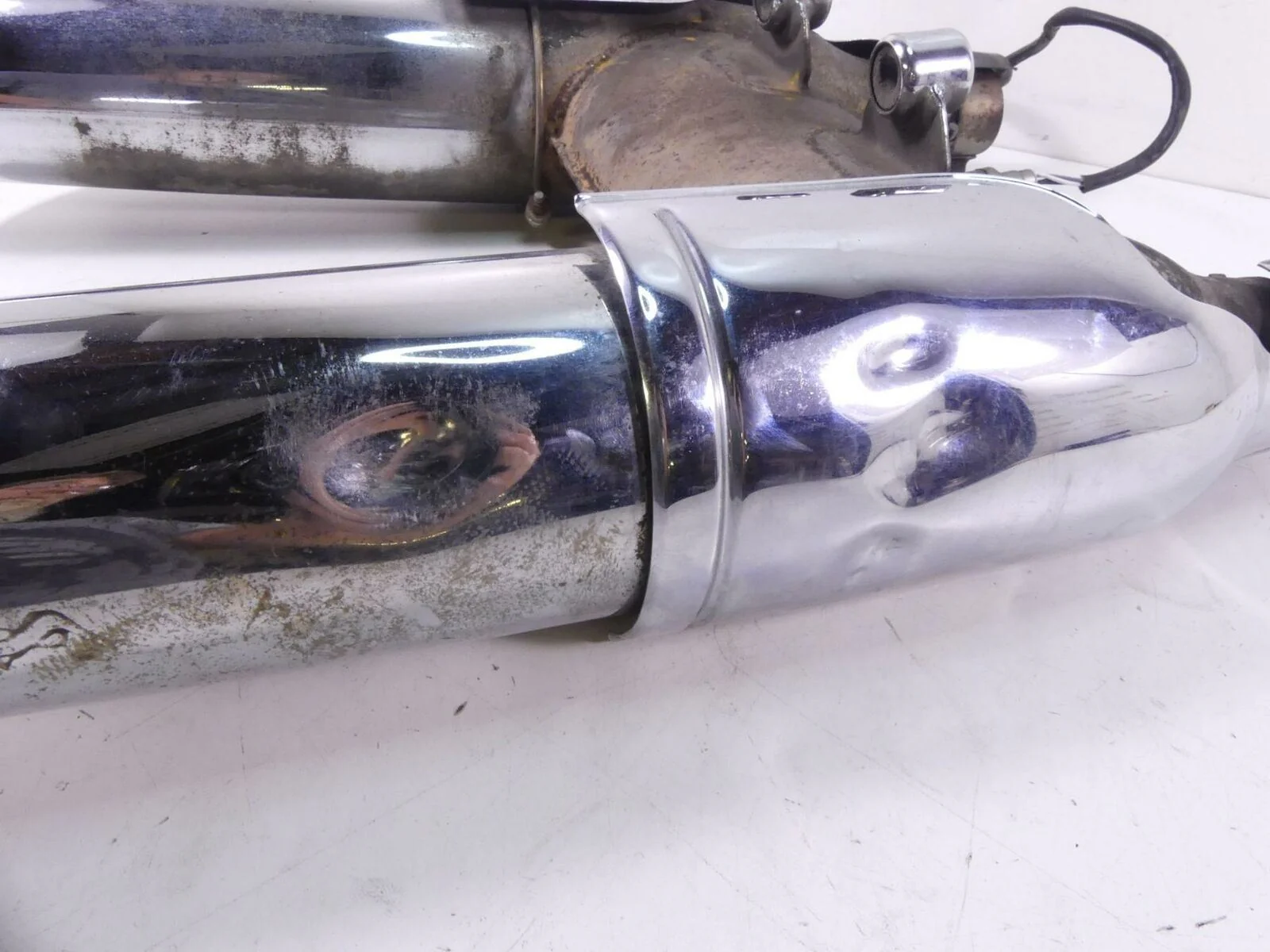 2003 BMW R1200CL K30 Exhaust Pipe Muffler Silencer -Dented 18121341114 - Image 9