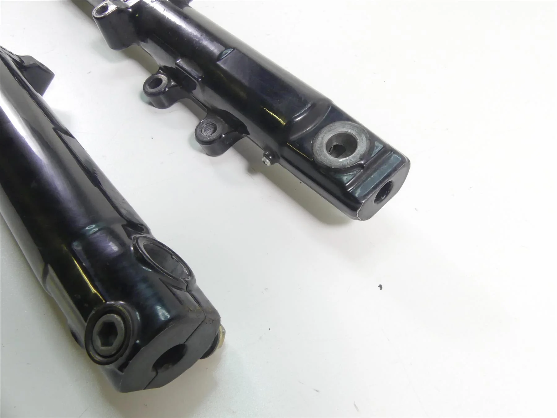 2003 Harley Dyna 100TH FXDL Low Rider Straight Front Fork Leg Set -39mm 45947-00 - Image 4
