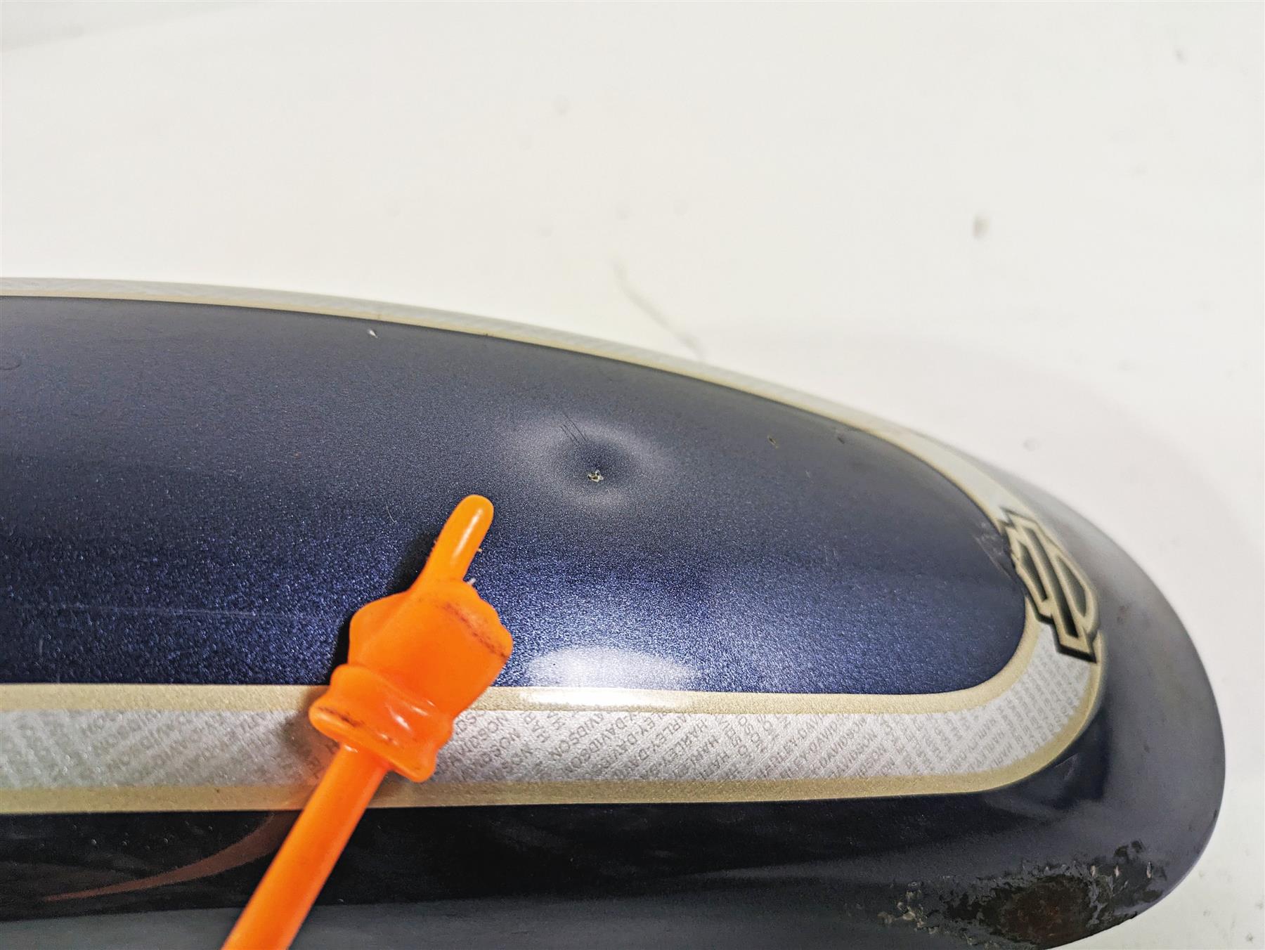 2003 Harley Dyna FXDL Low Rider 100TH Front Fender - Dented 58998-83E - Image 7