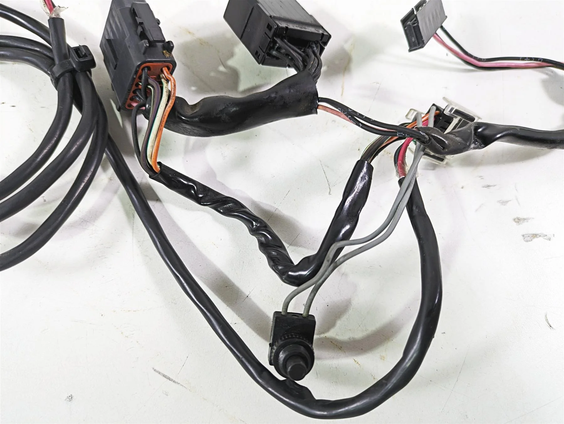 2003 Harley Dyna FXDL Low Rider 100TH Gauges Wiring Harness Loom 68841-98 - Image 6