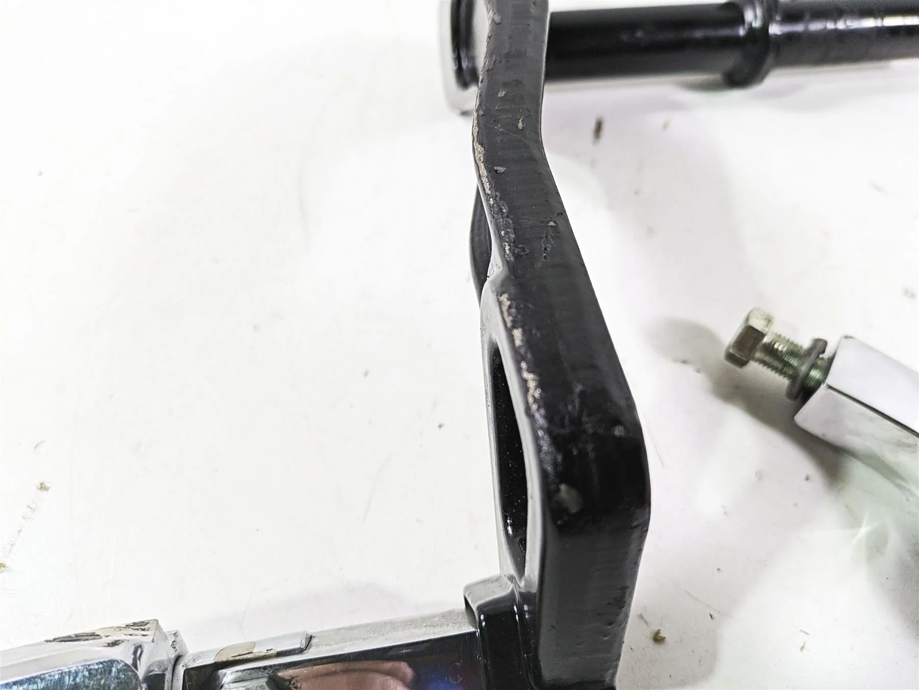 2003 Harley Dyna FXDL Low Rider 100TH Passenger Chrome Footpeg Rest Set 52740-02 - Image 7