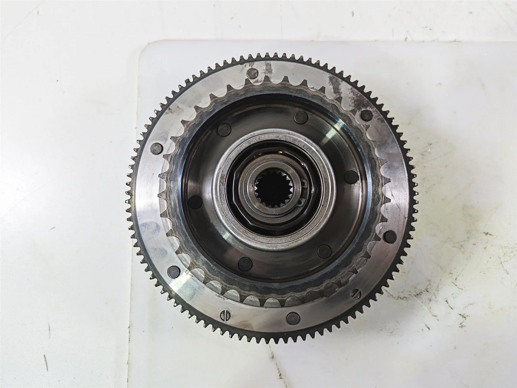 2003 Harley Dyna FXDL Low Rider 100TH Primary Drive Clutch Basket Set 37802-98B - Image 10