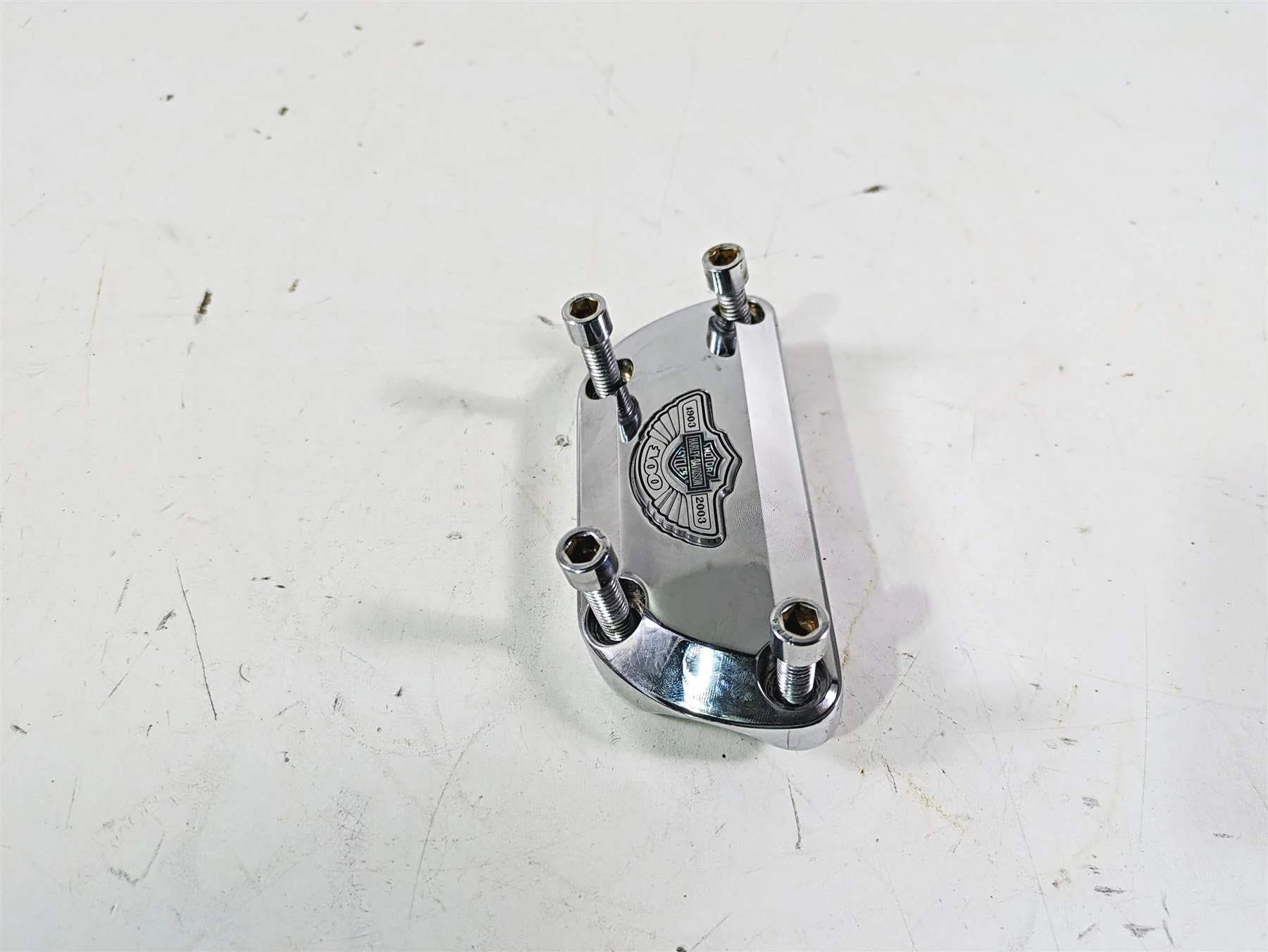 2003 Harley Dyna FXDL Low Rider 100TH Upper Handlebar Riser Clamp 56000-03 - Image 11
