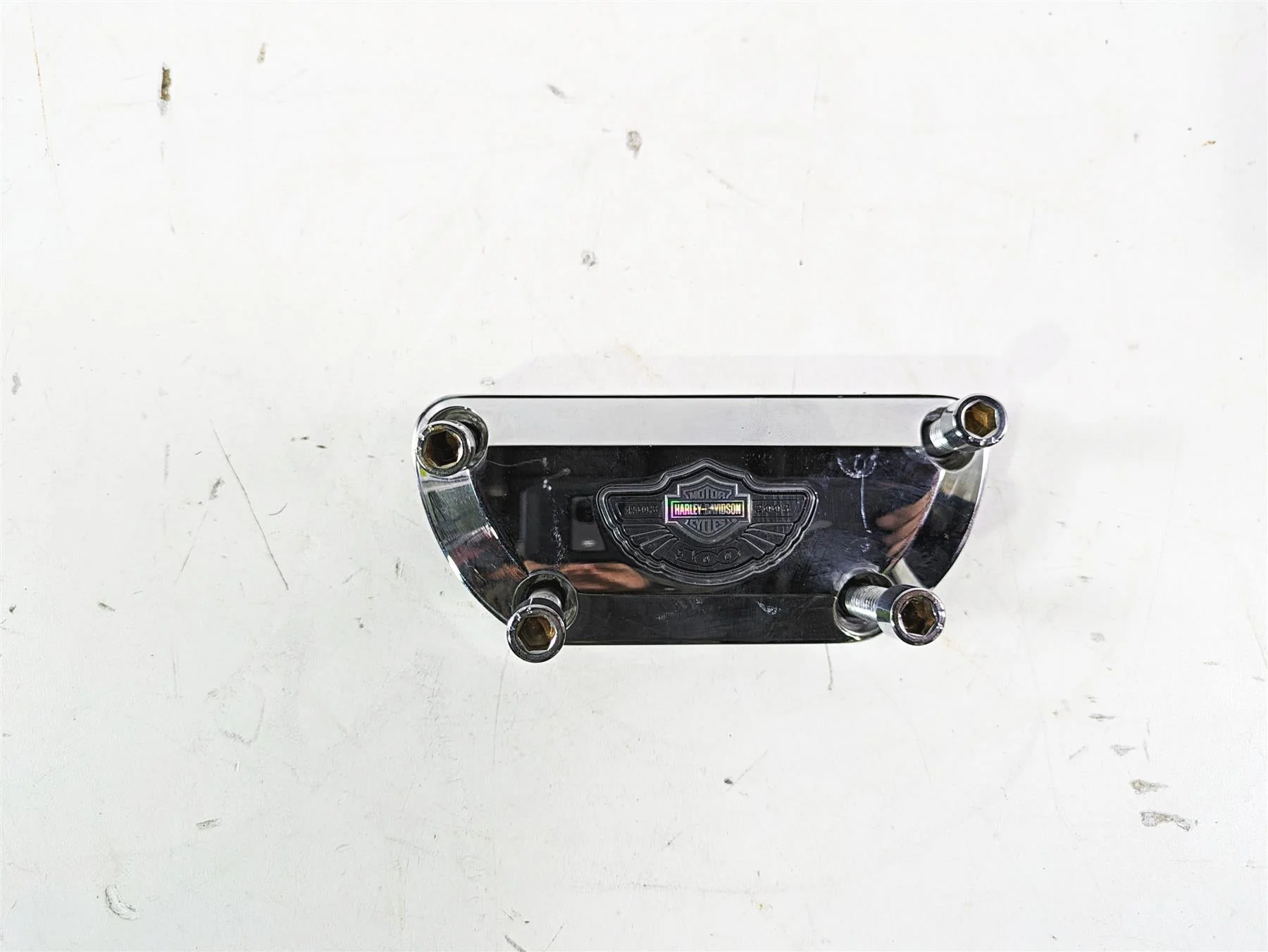 2003 Harley Dyna FXDL Low Rider 100TH Upper Handlebar Riser Clamp 56000-03 - Image 12
