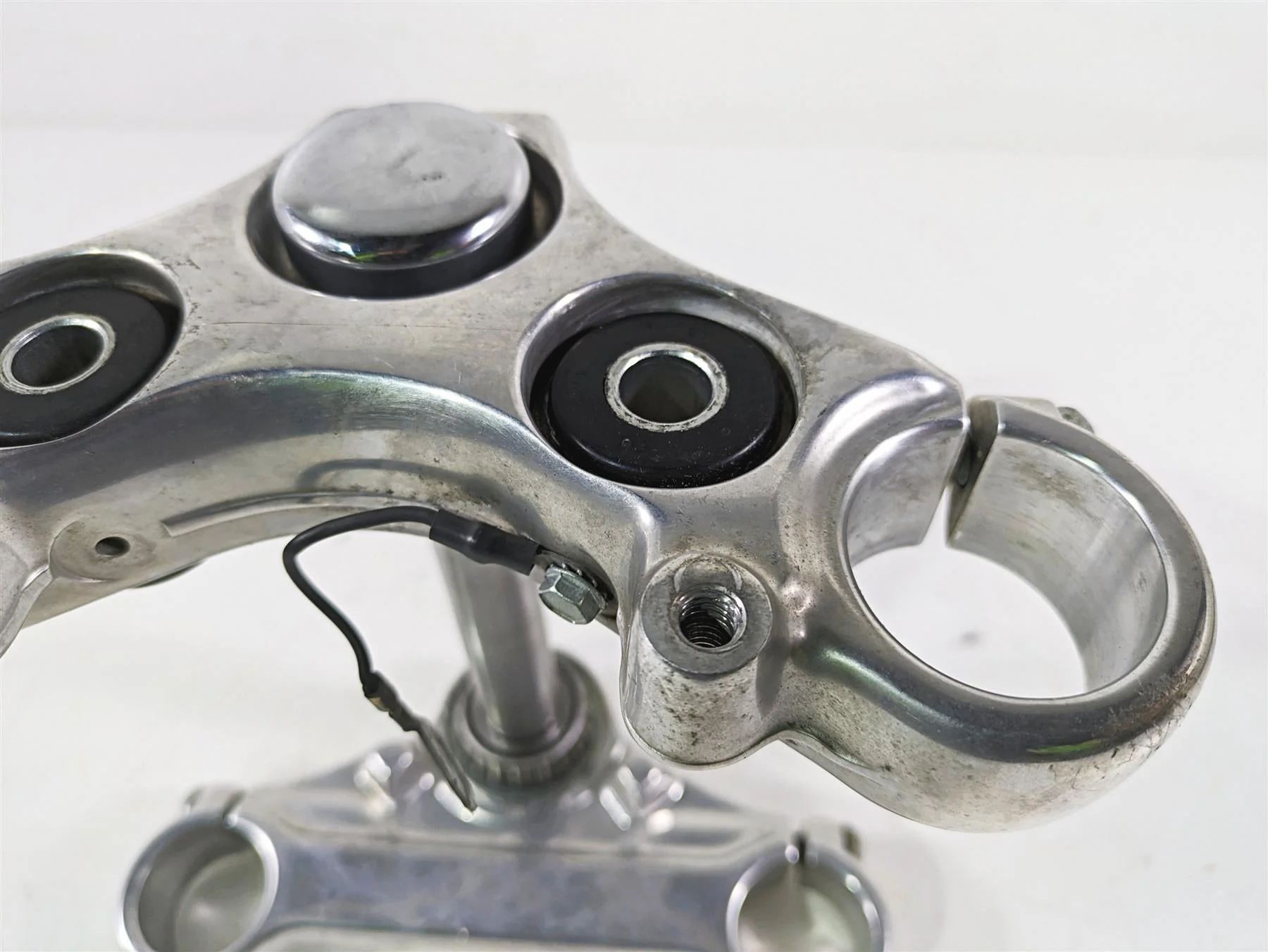 2003 Harley Dyna FXDL Low Rider 100TH Upper Lower Triple Tree Set 47668-90B - Image 7