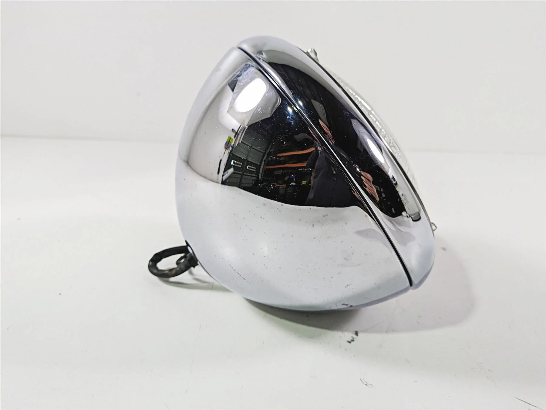 2003 Harley FLSTC Softail Heritage 100th 7" Chrome Headlight Lamp 67903-00 - Image 4