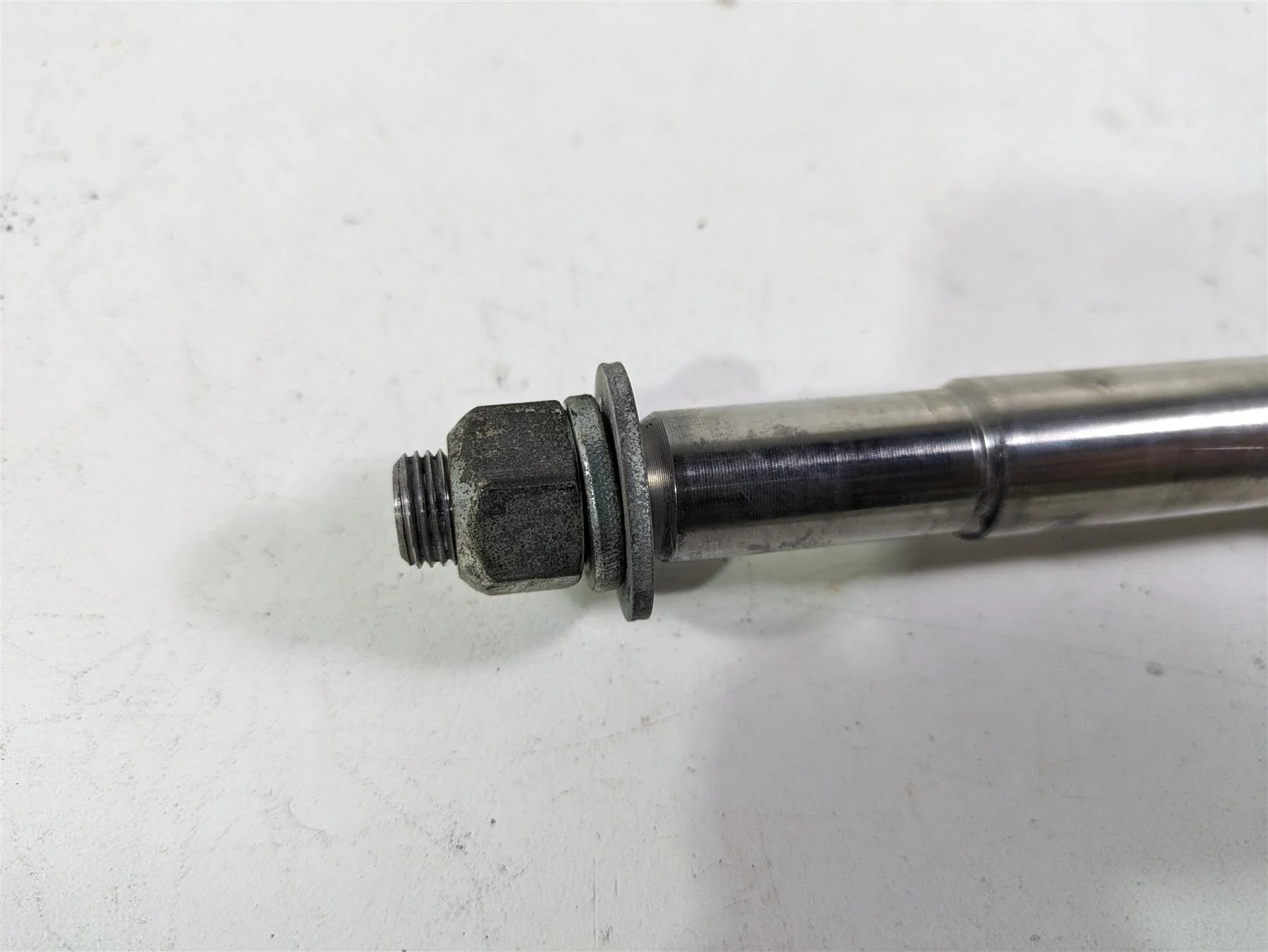 2003 Harley FLSTC Softail Heritage 100th Front Axle Wheel Spindle 3/4" 41584-86A - Image 6