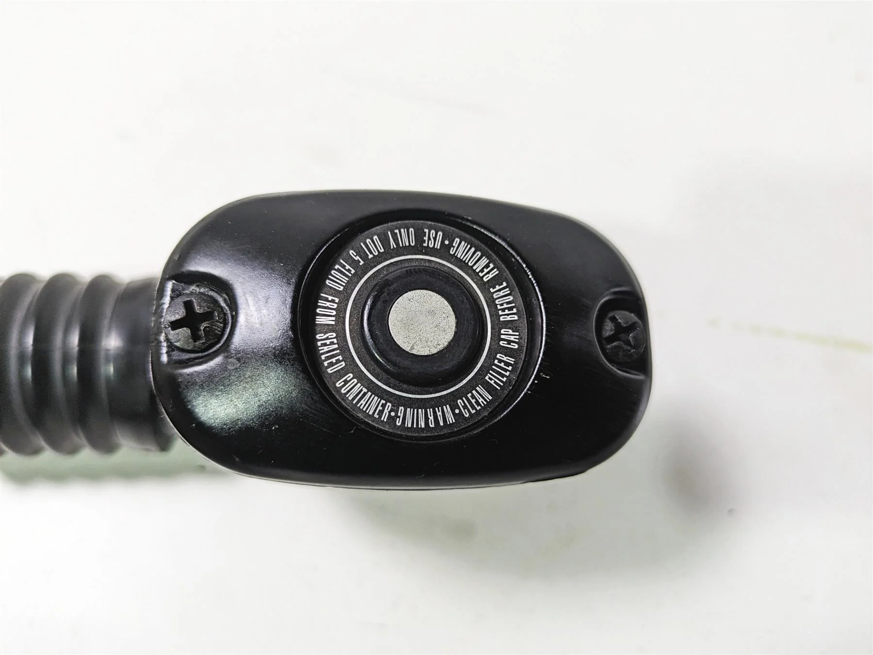 2003 Harley FLSTC Softail Heritage 100th Rear Brake Master Cylinder 41755-99F - Image 9